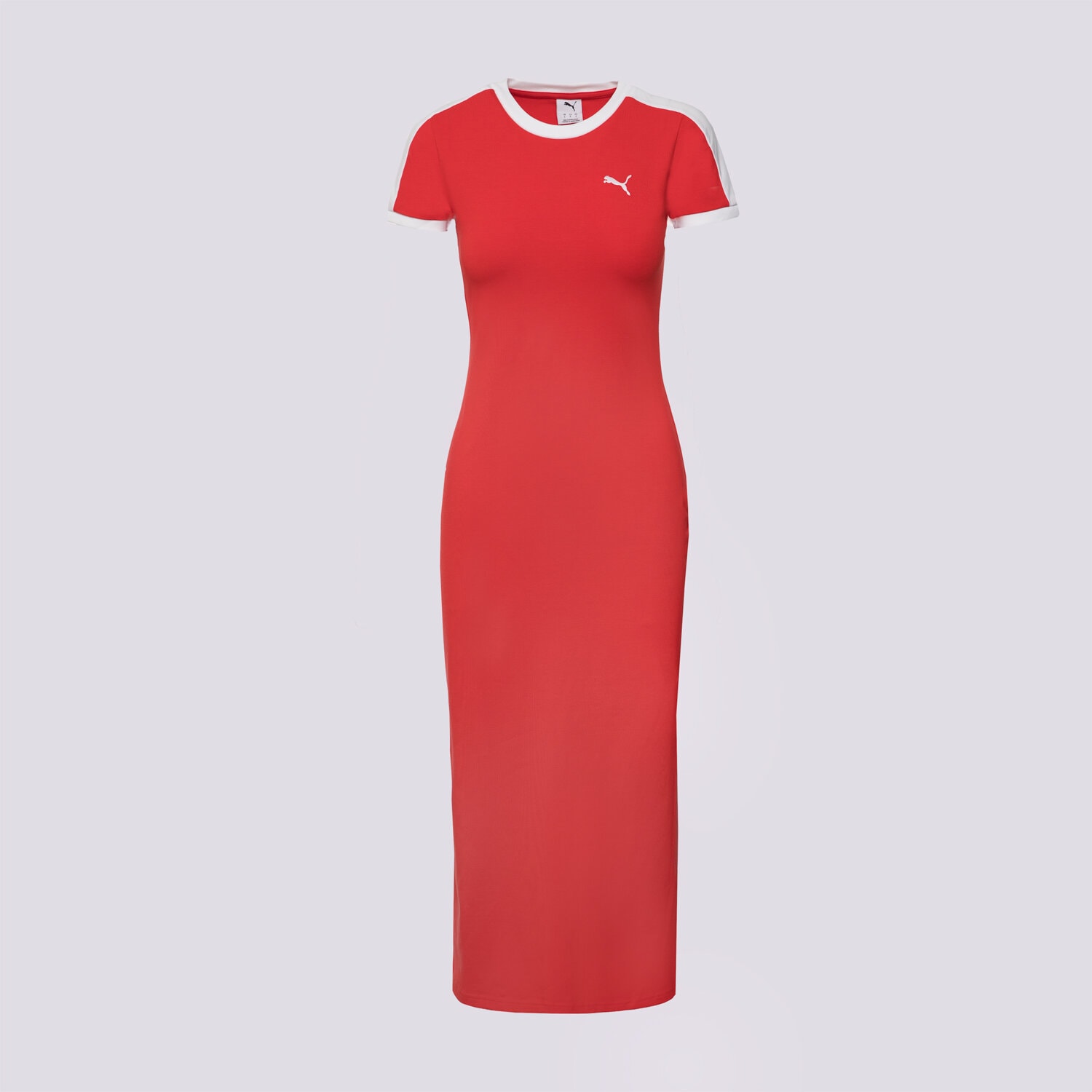 Modna sukienka sportowa PUMA SUKIENKA T7 DRESS 632140 11 CZERWONY