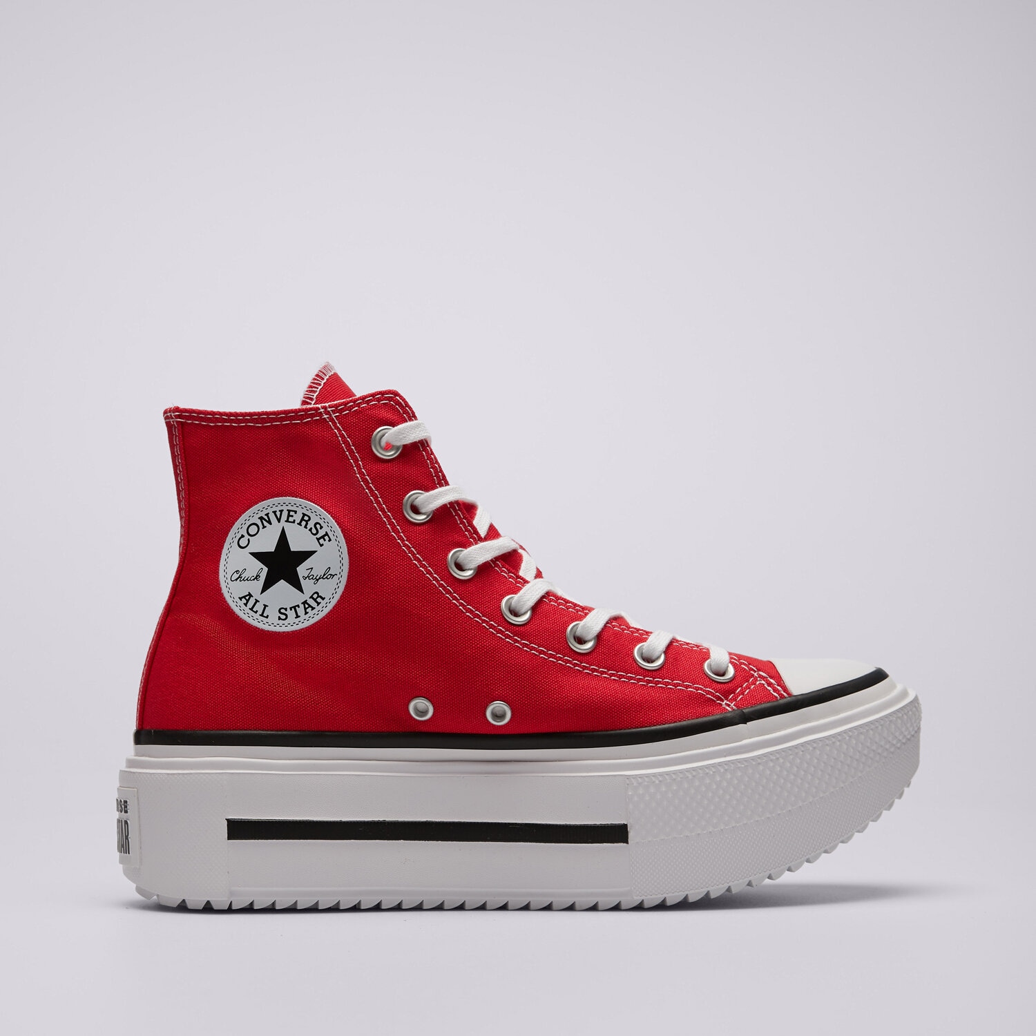 Damskie trampki, tenisówki CONVERSE CTAS DOUBLE STACK A15542C CZERWONY