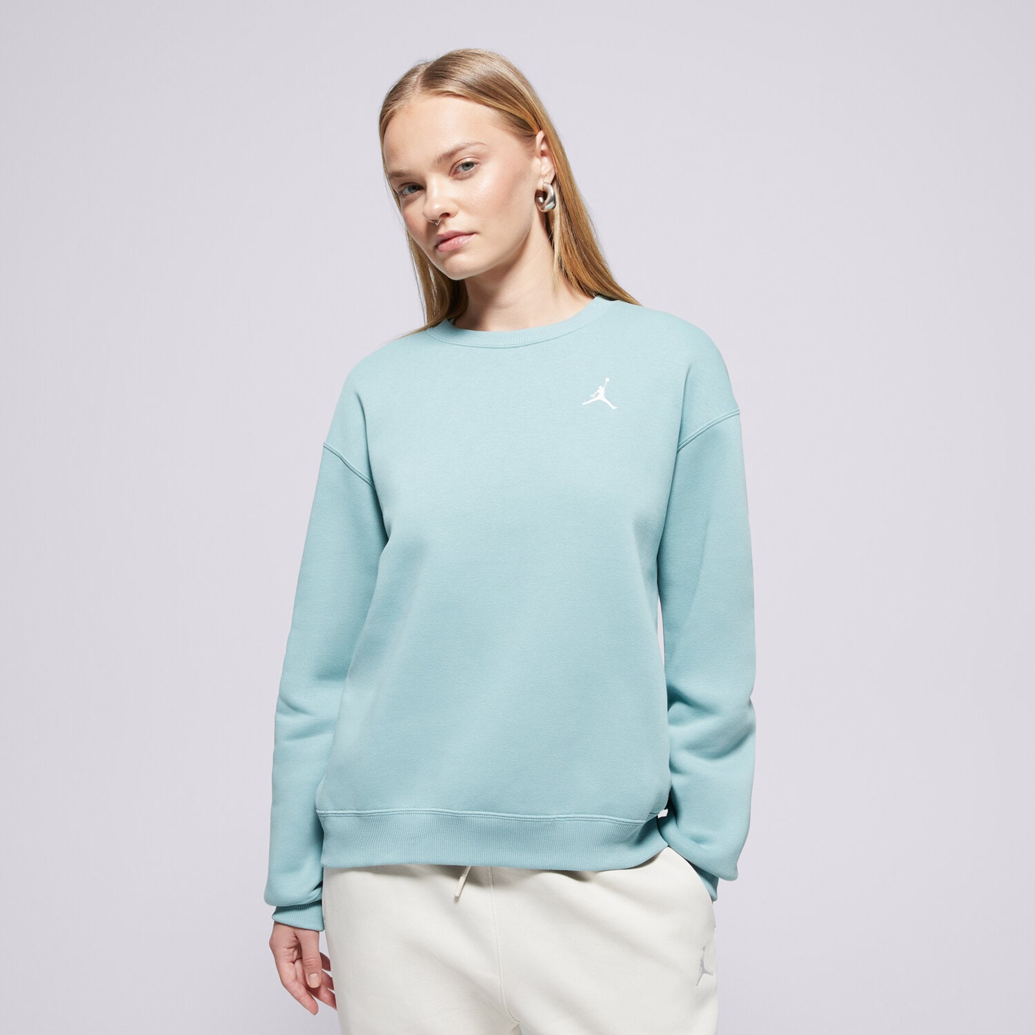 Bluza damska JORDAN BLUZA W J BRK FLC CREW 24 FV7074-018 turkusowy