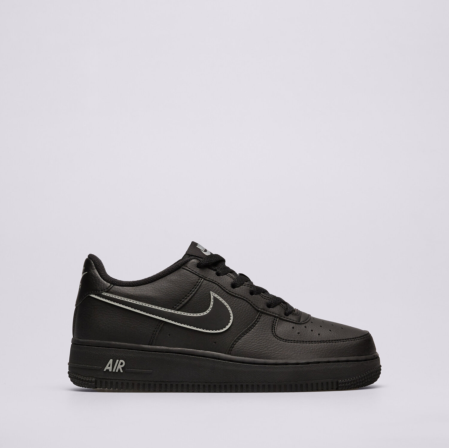 Buty sneakersy dla dzieci NIKE AIR FORCE 1 GS IF6158-010 CZARNY