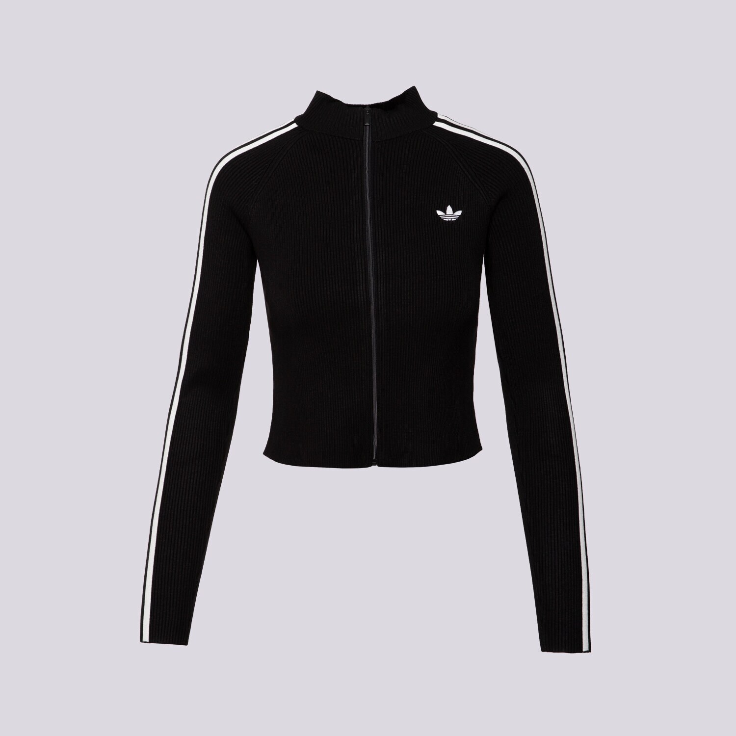 Bluza damska ADIDAS BLUZA ROZPINANA SLIM KNIT TT JY2597 CZARNY