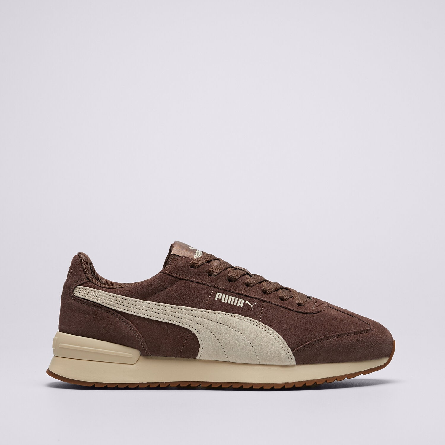 Buty sneakersy męskie PUMA R78 WIND SD 40266005 BRĄZOWY