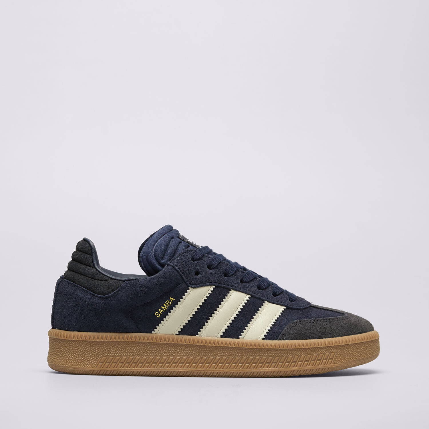 Buty sneakersy męskie ADIDAS SAMBA XLG JS3827 NIEBIESKI