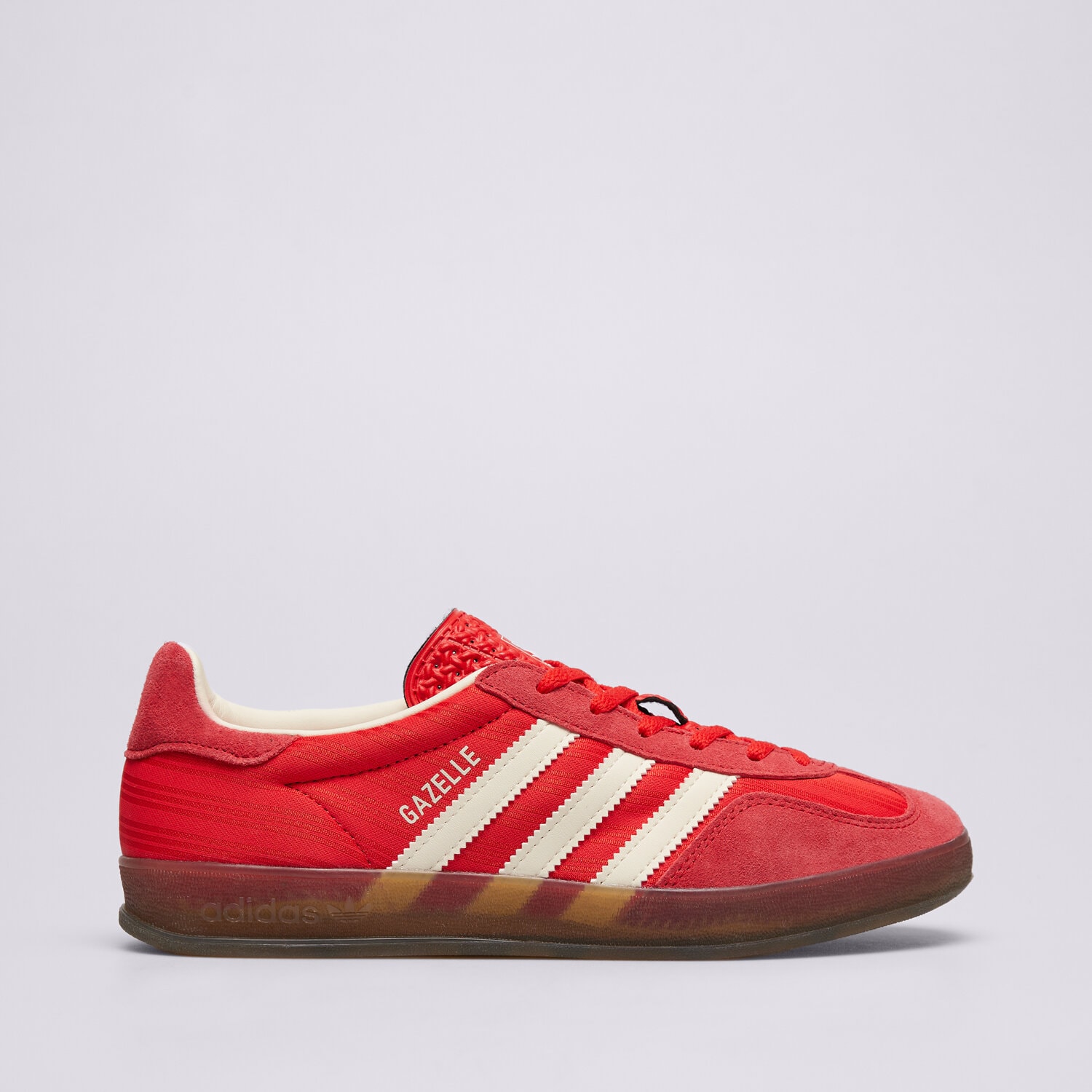 Buty sneakersy damskie ADIDAS GAZELLE INDOOR W JS1411 CZERWONY