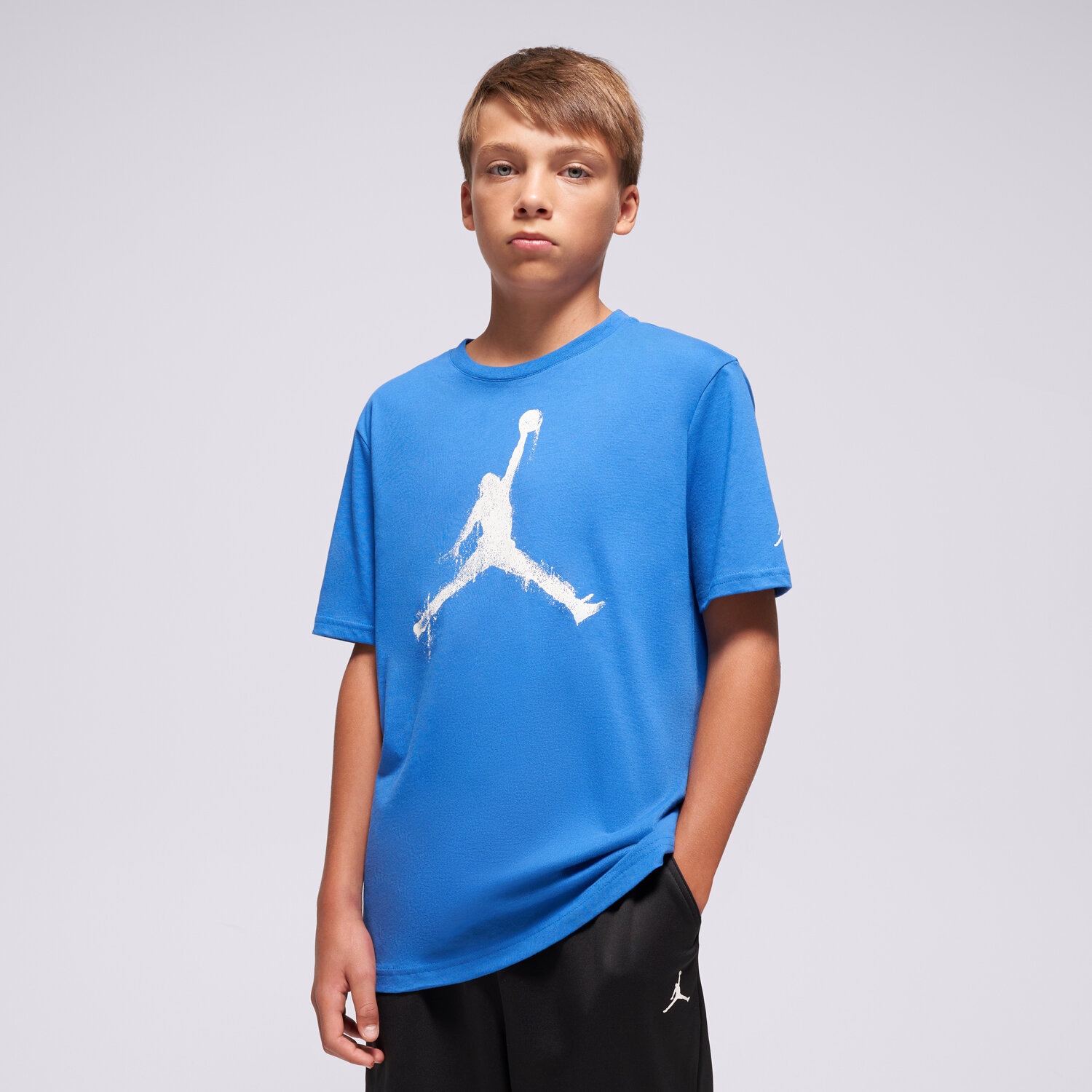 Koszulka, t-shirt dla dzieci JORDAN T-SHIRT JDB MJ MVP JUMPMAN SS TEE BOY 95F062-BB7 NIEBIESKI