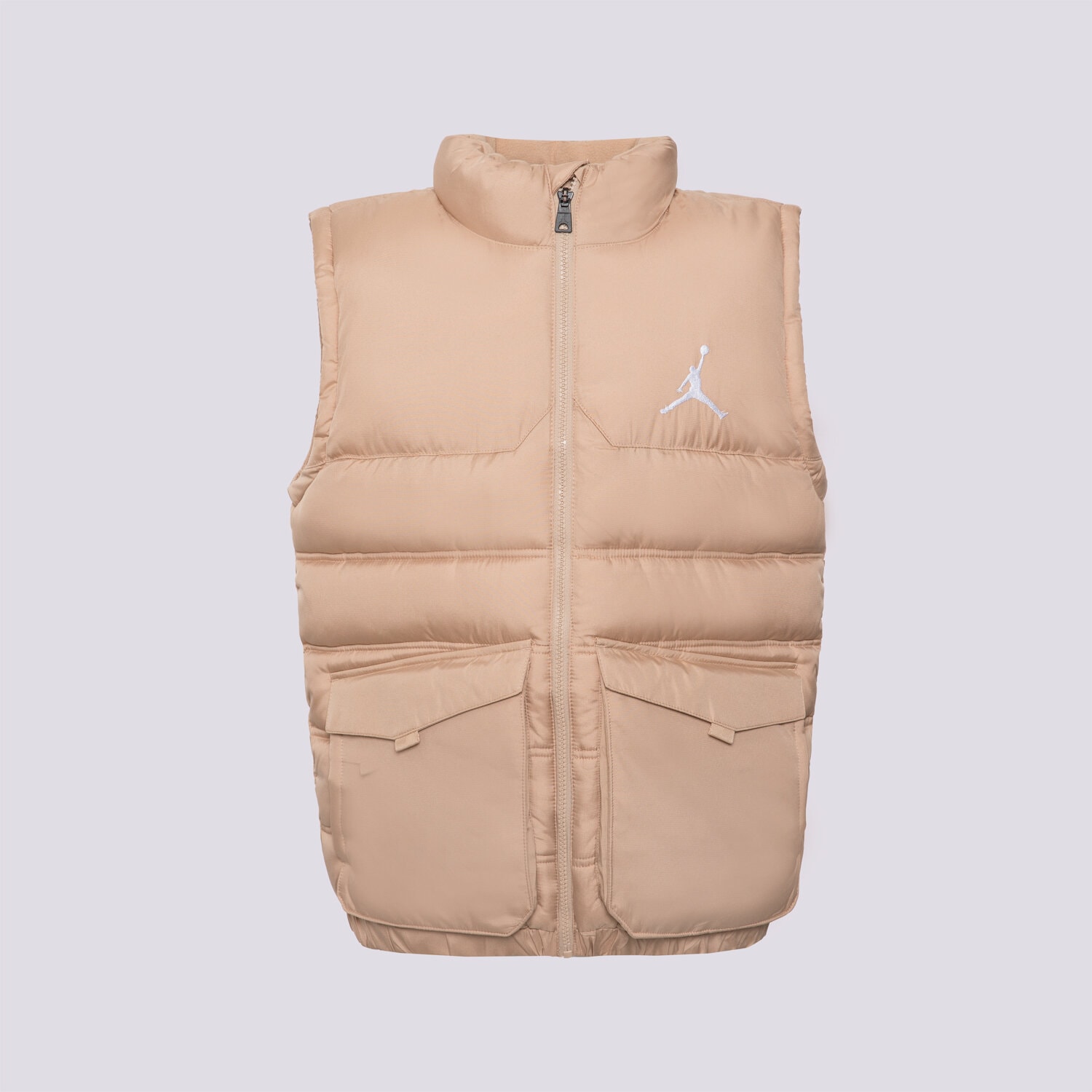 Dziecięca kurtka przejściowa (wiosenna/jesienna) JORDAN KURTKA JDB PUFFER FILLED VEST GIRL 95D532-J7P BEŻOWY