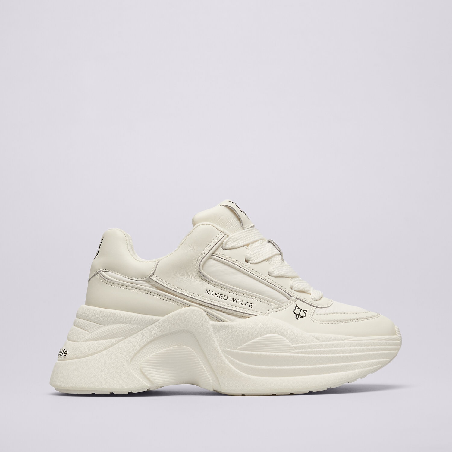 Buty sneakersy damskie NAKED WOLFE TEMPLE NWTEMPLEWHITE BIAŁY