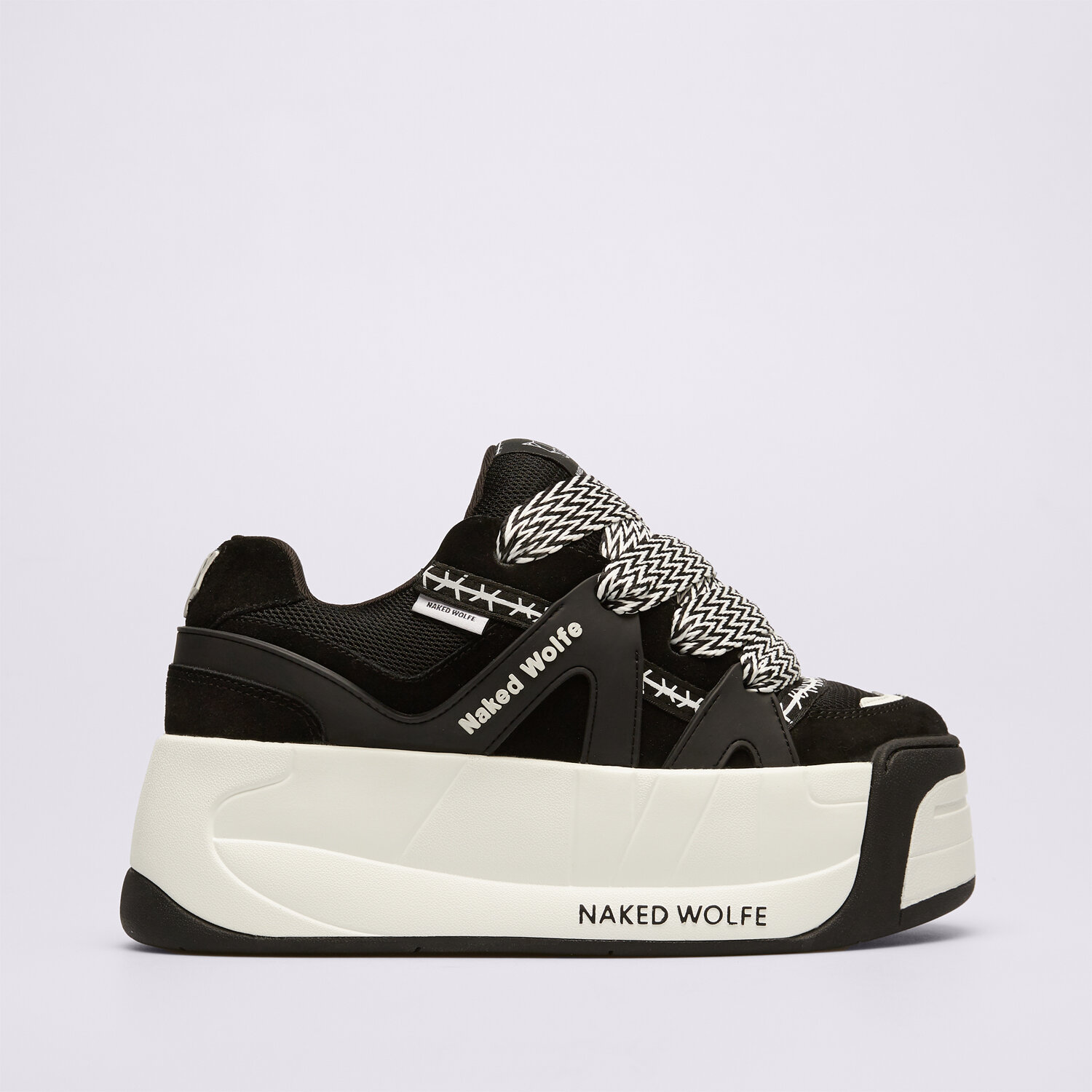 Buty sneakersy damskie NAKED WOLFE SLIDER NWSLIDERBLACK CZARNY