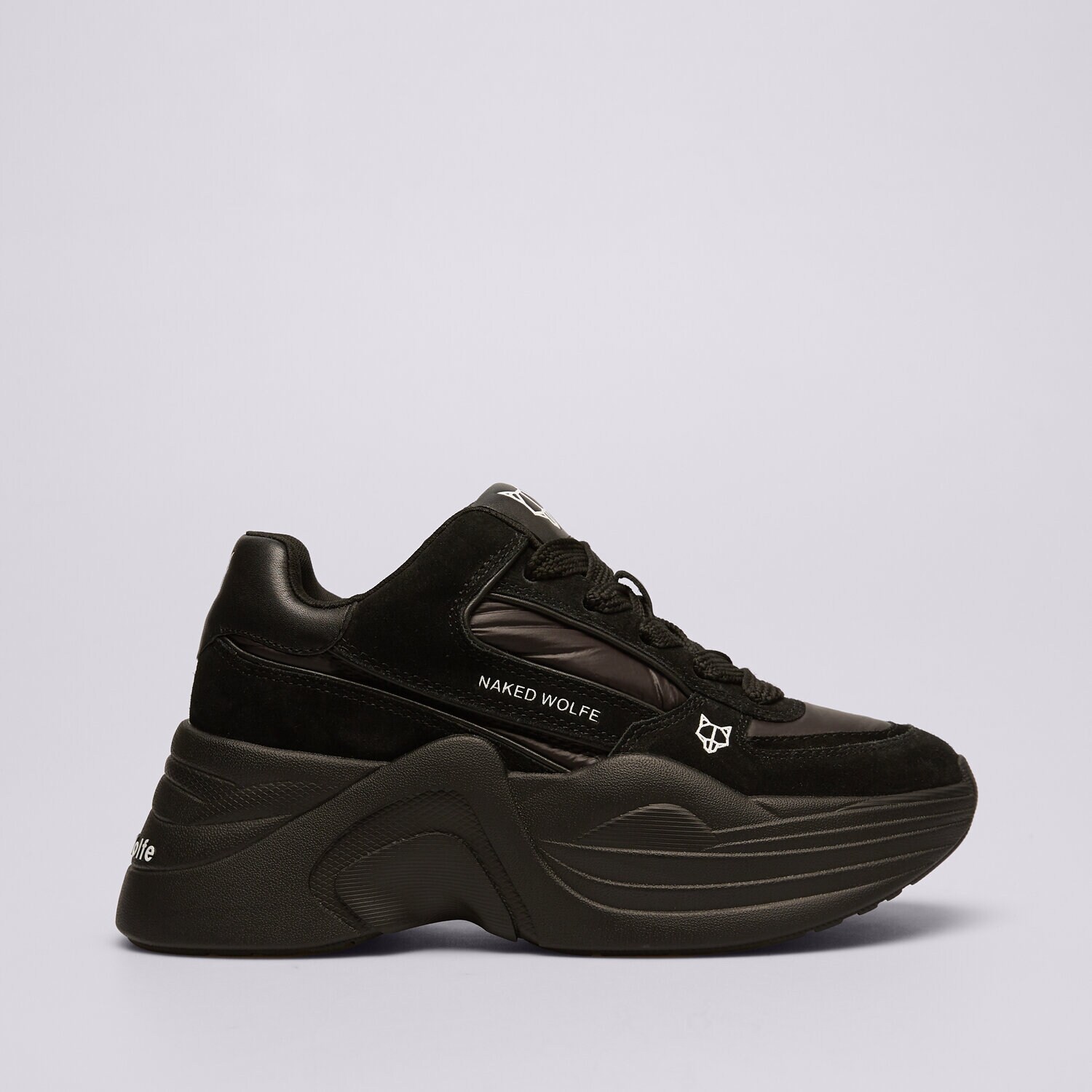 Buty sneakersy damskie NAKED WOLFE TEMPLE NWTEMPLEBLACK CZARNY