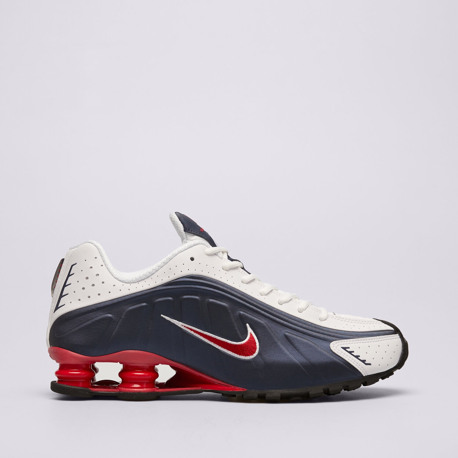 Buty sneakersy męskie NIKE SHOX R4 HQ1988-400 BIAŁY