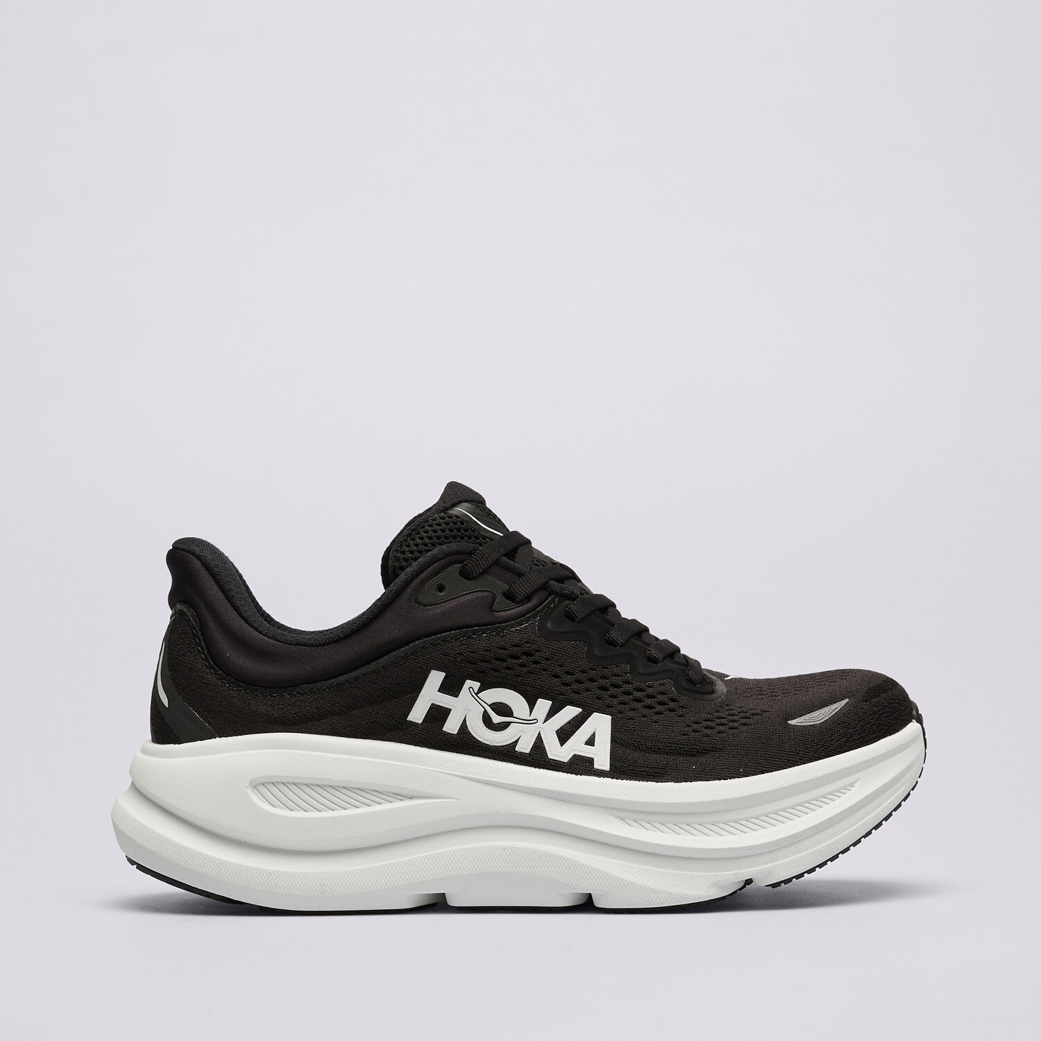 Buty sneakersy damskie HOKA BONDI 9 1162012BWHT CZARNY
