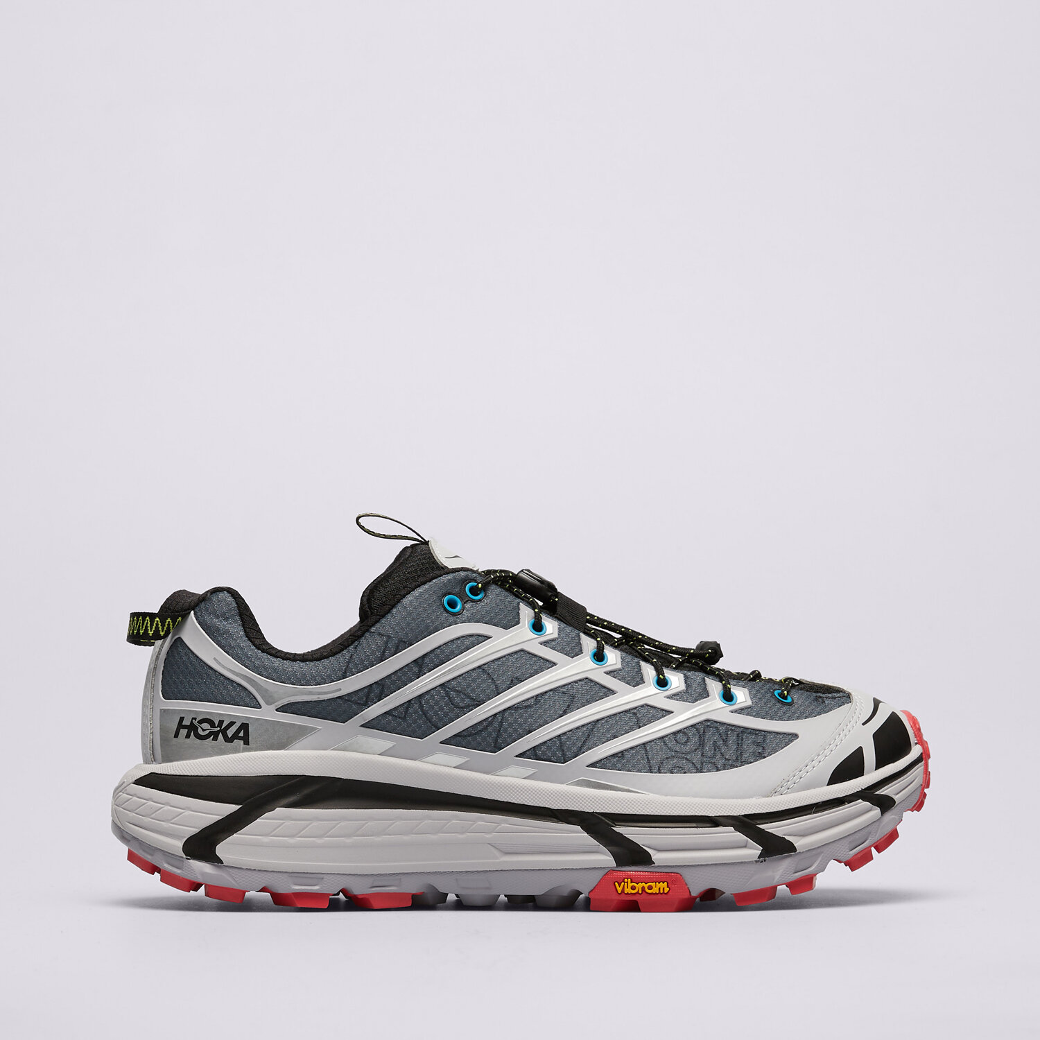 Buty sneakersy męskie HOKA MAFATE THREE2 WORDMARK 1175490ARYT SZARY