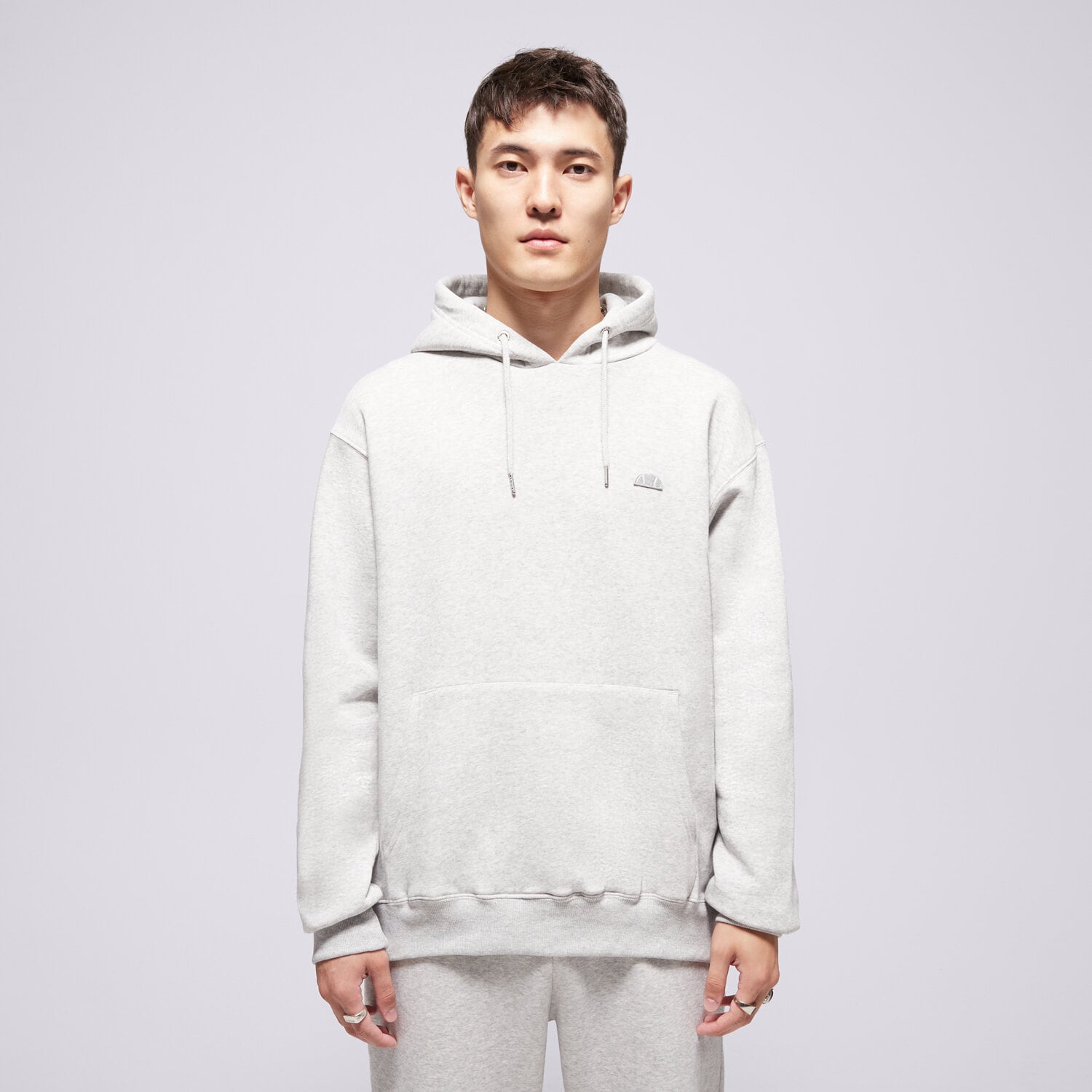 Bluza męska ELLESSE BLUZA Z KAPTUREM VARON OH HOODY LGREY MRL SMG22037131 SZARY
