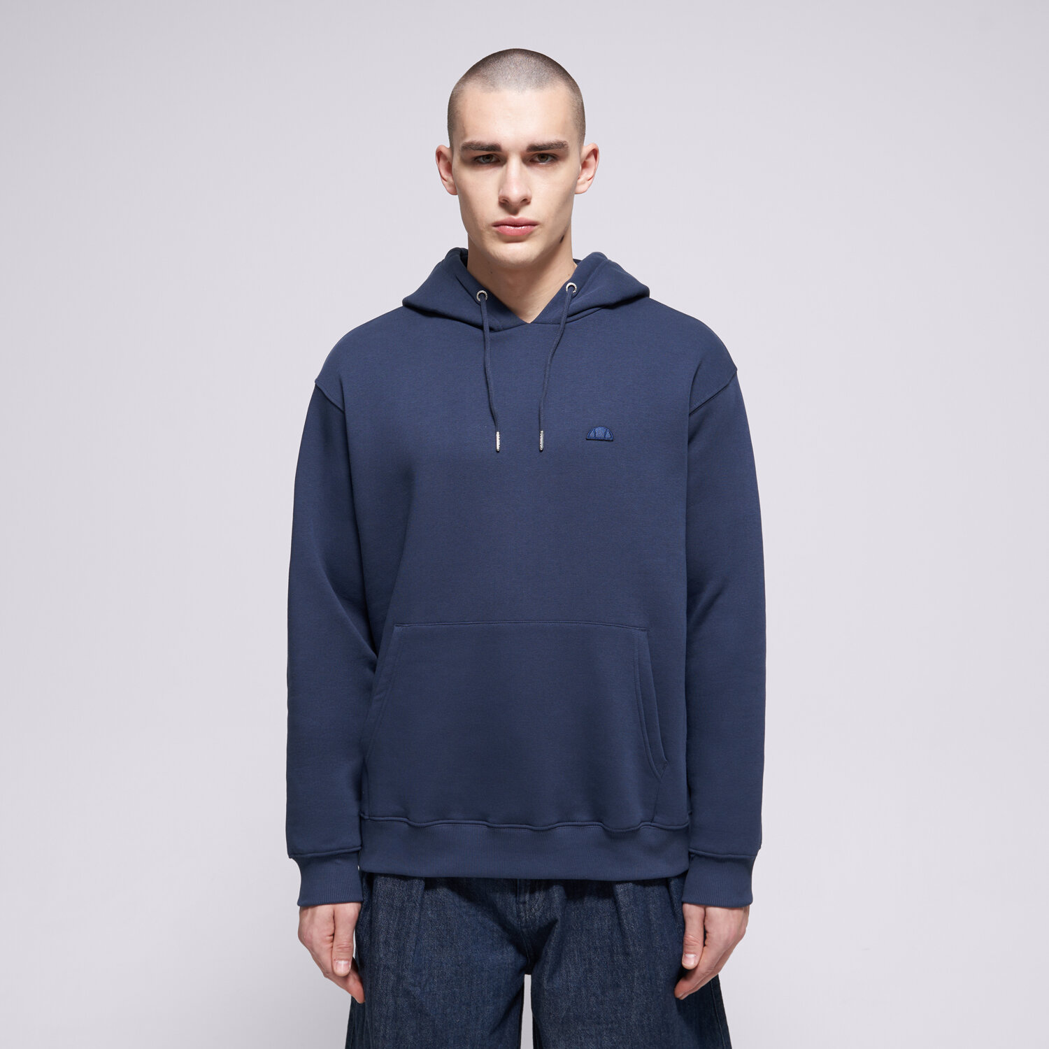 Bluza męska ELLESSE BLUZA Z KAPTUREM VARON OH HOODY NAVY MN SMG22037481 GRANATOWY