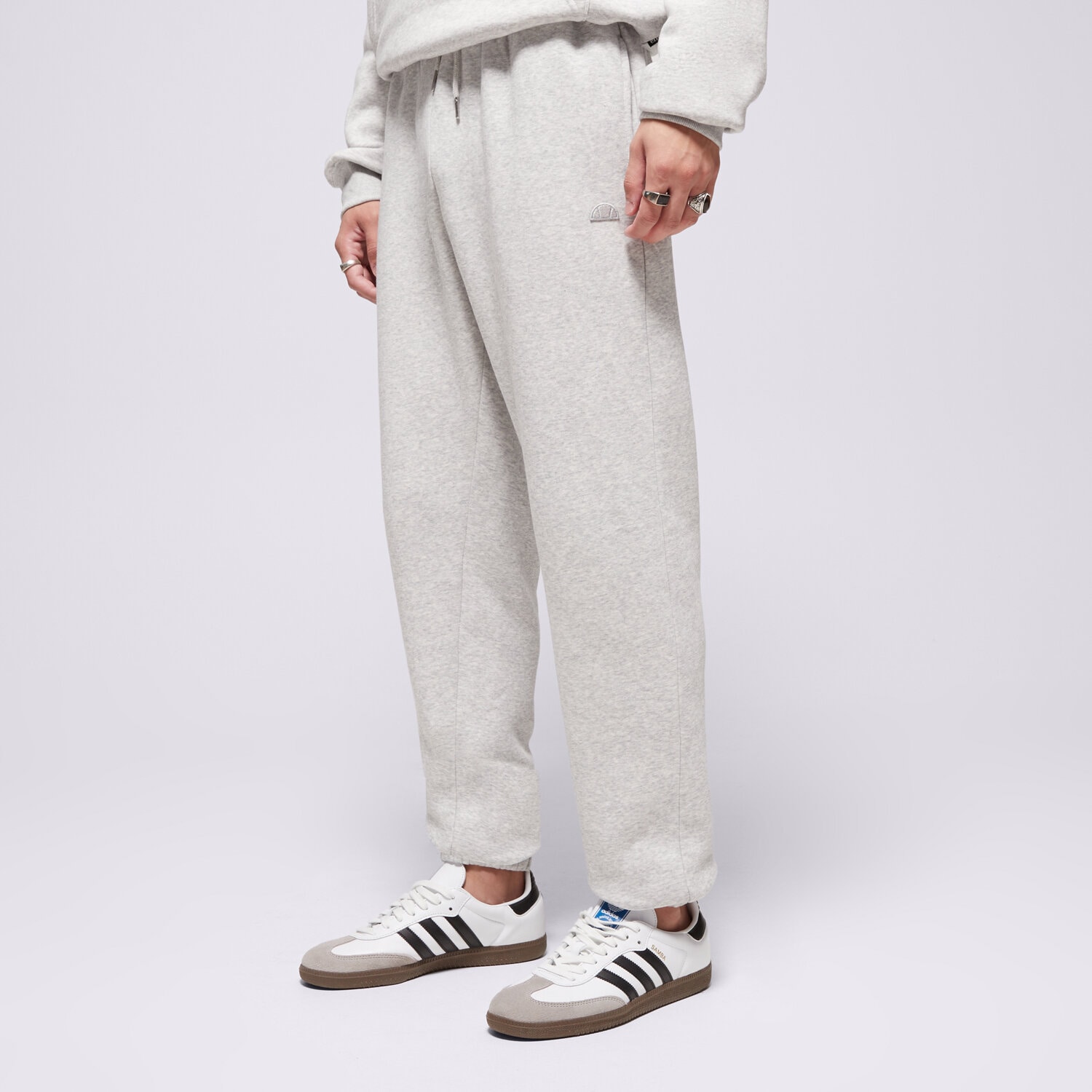 Spodnie sportowe męskie ELLESSE SPODNIE LOMMA JOG PANT LGREY MRL SMG22038131 SZARY