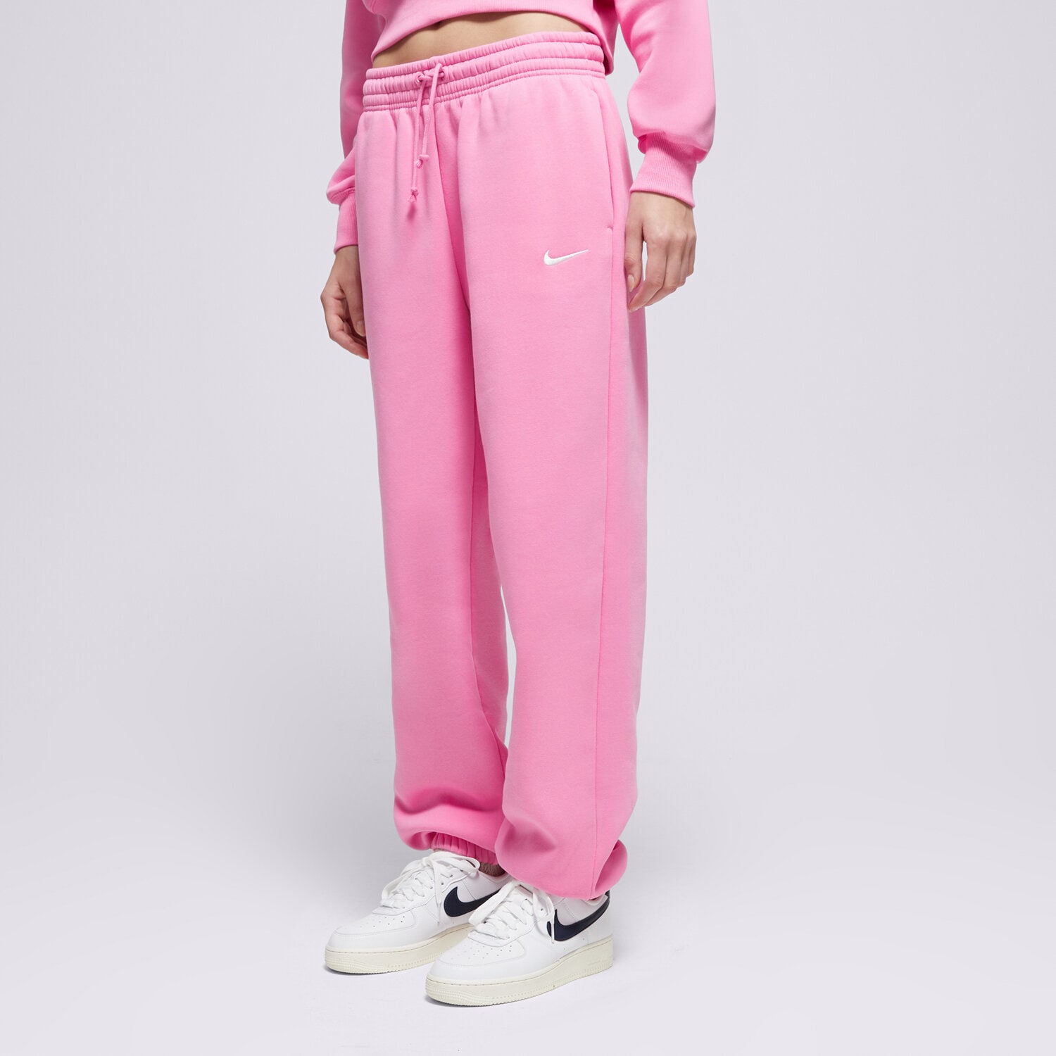 Spodnie sportowe damskie NIKE SPODNIE W NSW PHNX FLC HR OS PANT 2 FZ5996-676 RÓŻOWY
