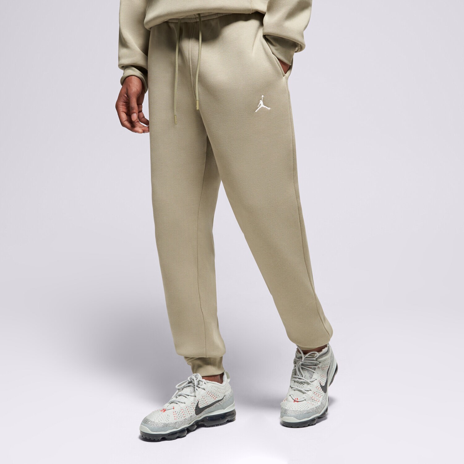 Spodnie sportowe męskie JORDAN SPODNIE JORDAN BROOKLYN FLEECE FV7277-205 BEŻOWY