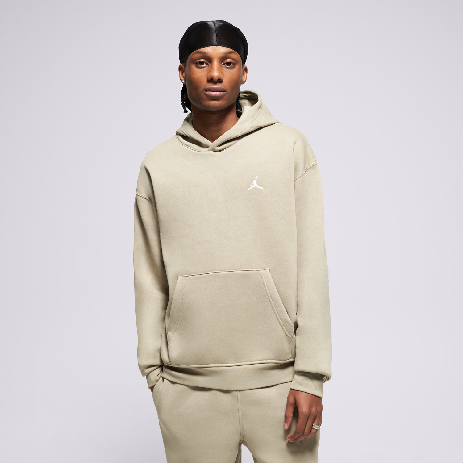 Bluza męska JORDAN BLUZA Z KAPTUREM JORDAN BROOKLYN FLEECE FV7281-205 BEŻOWY