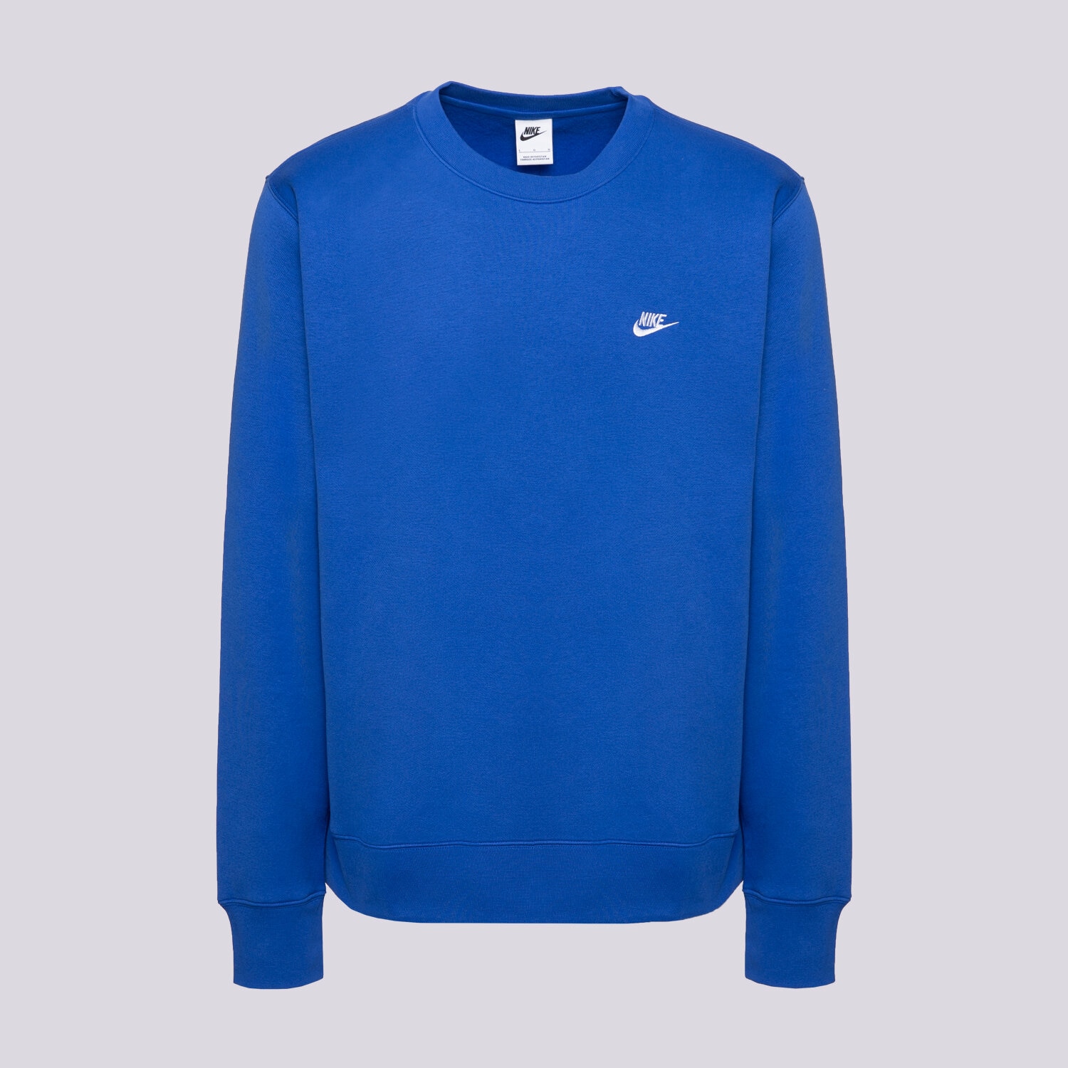 Bluza męska NIKE BLUZA M NK CLUB BB CREW FN3886-480 NIEBIESKI