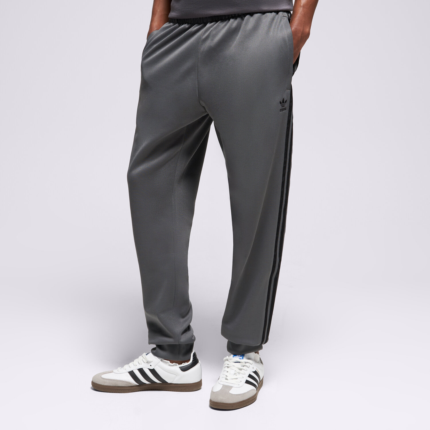 Spodnie sportowe męskie ADIDAS SPODNIE SST TP JY1289 SZARY