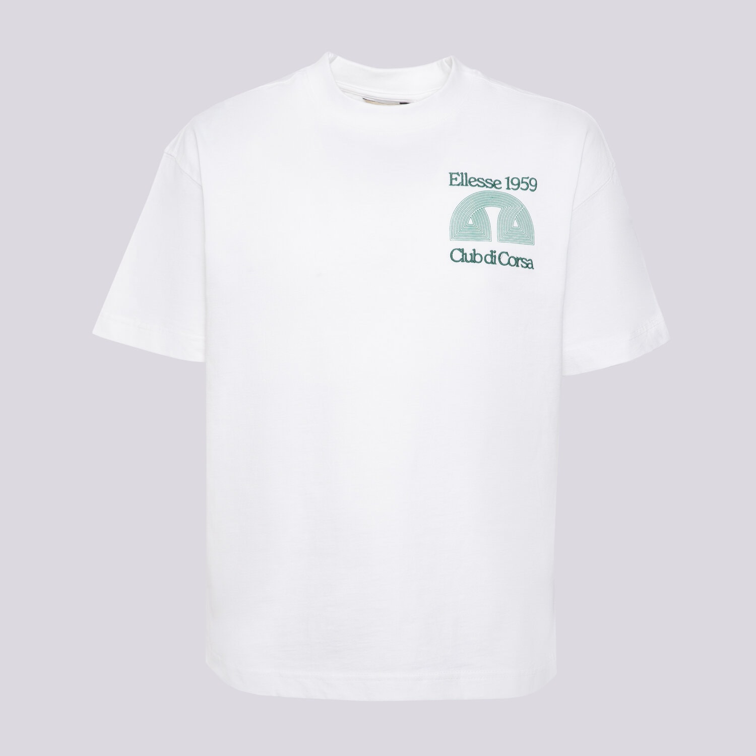 Koszulka, t-shirt sportowy męski ELLESSE T-SHIRT CLUB DI CORSA TEE WHT SHB23147908 BIAŁY