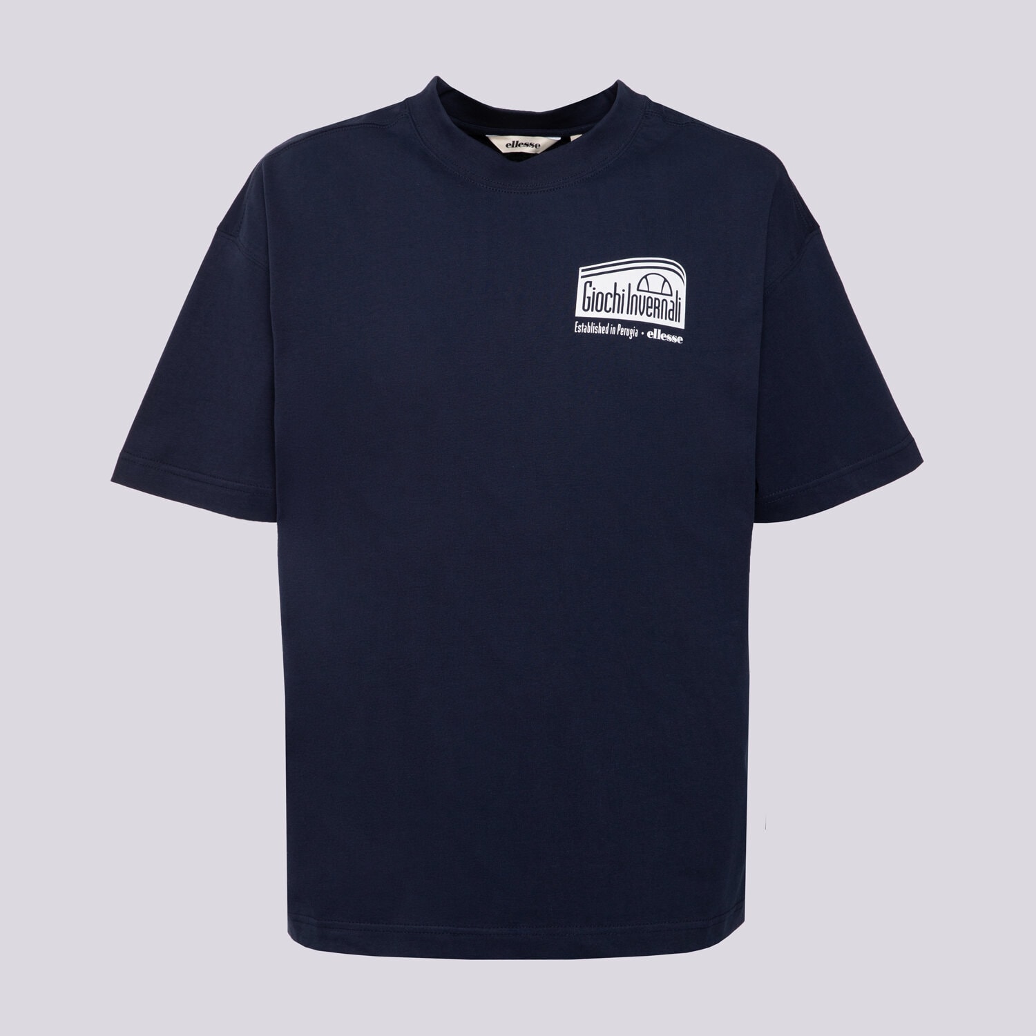 Koszulka, t-shirt sportowy męski ELLESSE T-SHIRT SUAVEN TEE NAVY SHB23153429 GRANATOWY