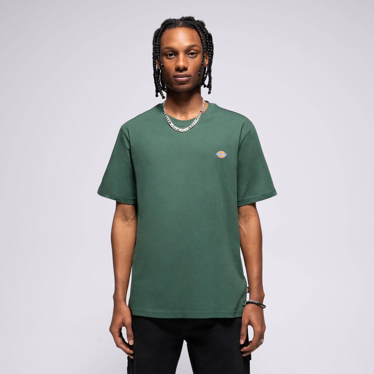 Koszulka, t-shirt sportowy męski DICKIES T-SHIRT SS MAPLETON TEE DK0A4XDBPIN1 ZIELONY