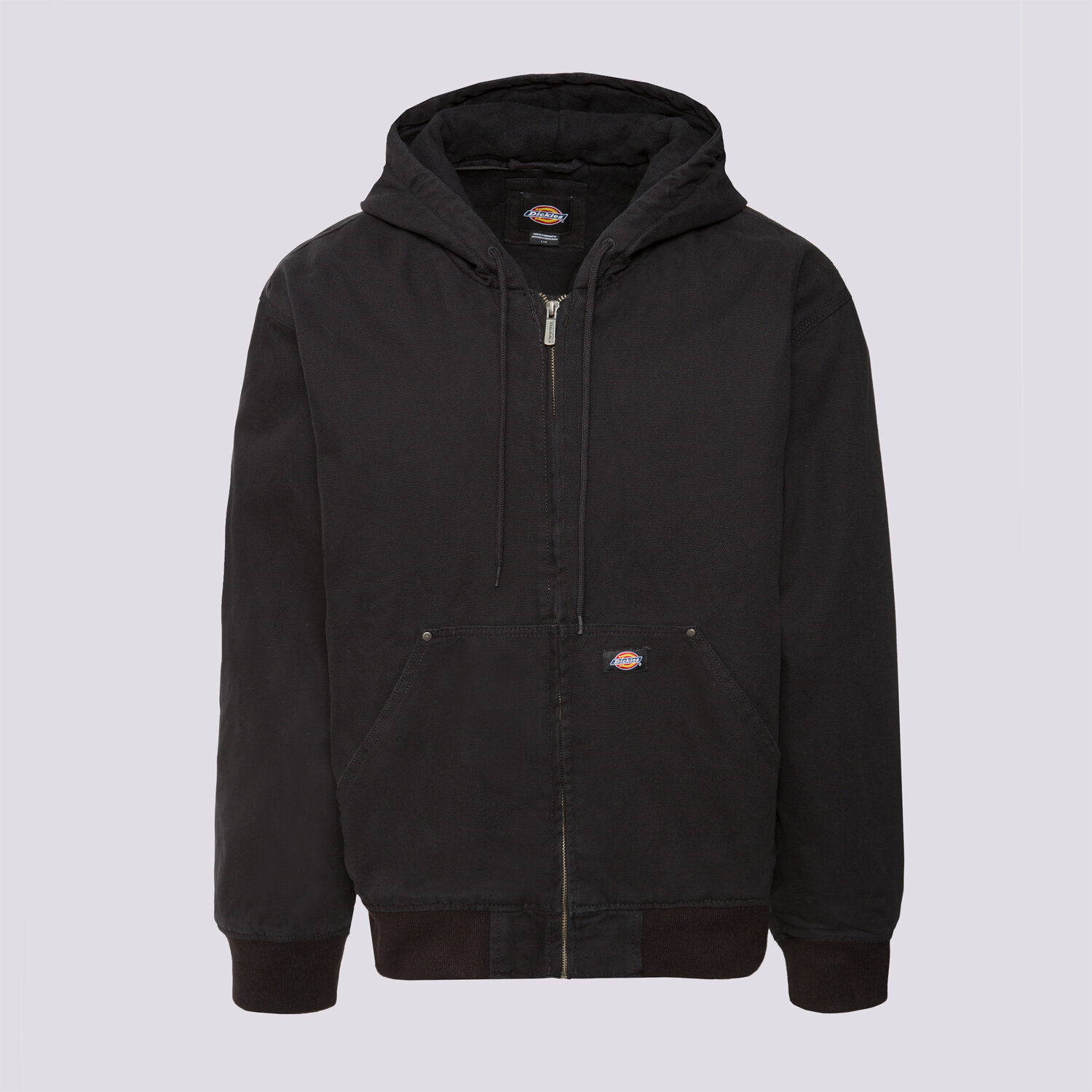 Kurtka zimowa męska DICKIES KURTKA ZIMOWA HILHAM HOODED CANVAS JACKET DK0A87O5BLK1 CZARNY