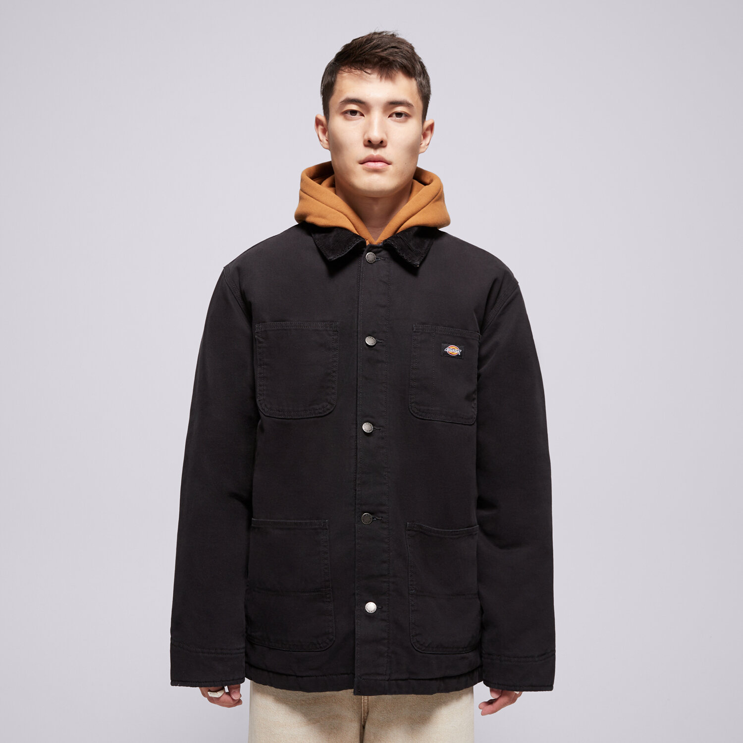 Kurtka zimowa męska DICKIES KURTKA ZIMOWA CHORE JACKET LINED CANVAS DK0A87O3BLK1 CZARNY