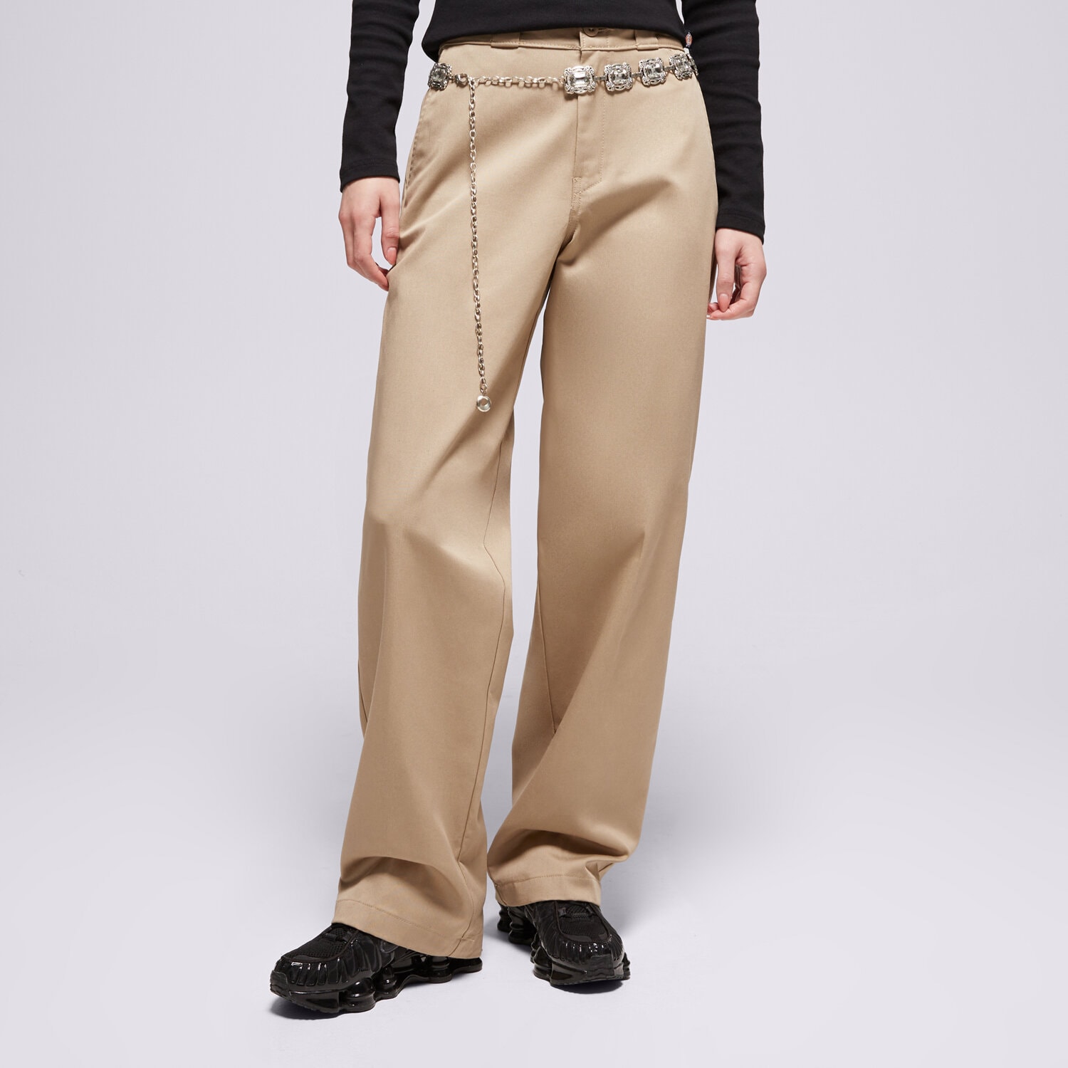 Spodnie sportowe damskie DICKIES SPODNIE 248 PANT W DK0A87PL0DS1 BEŻOWY