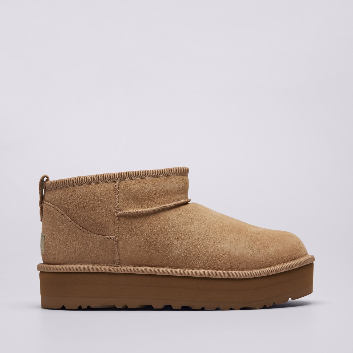 Buty zimowe, trekkingowe, outdoor dla dzieci UGG KIDS' CLASSIC ULTRA MINI PLATFORM 1157791K-SAN BRĄZOWY