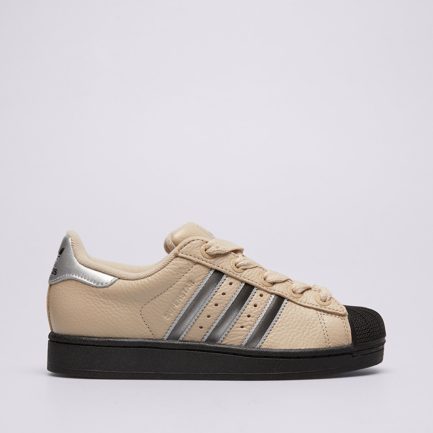 Buty sneakersy damskie ADIDAS SUPERSTAR II W JR4234 BEŻOWY