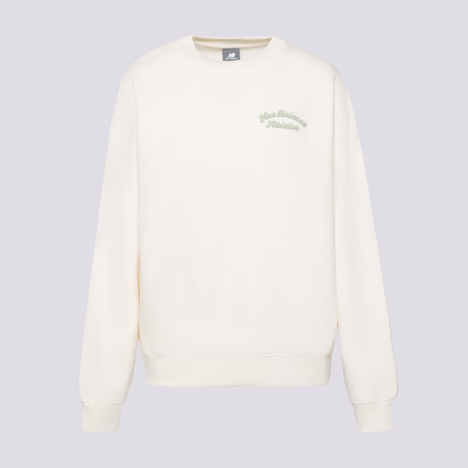Bluza damska NEW BALANCE BLUZA LINEAR HERITAGE FLEECE CREW WT53516PEF BEŻOWY