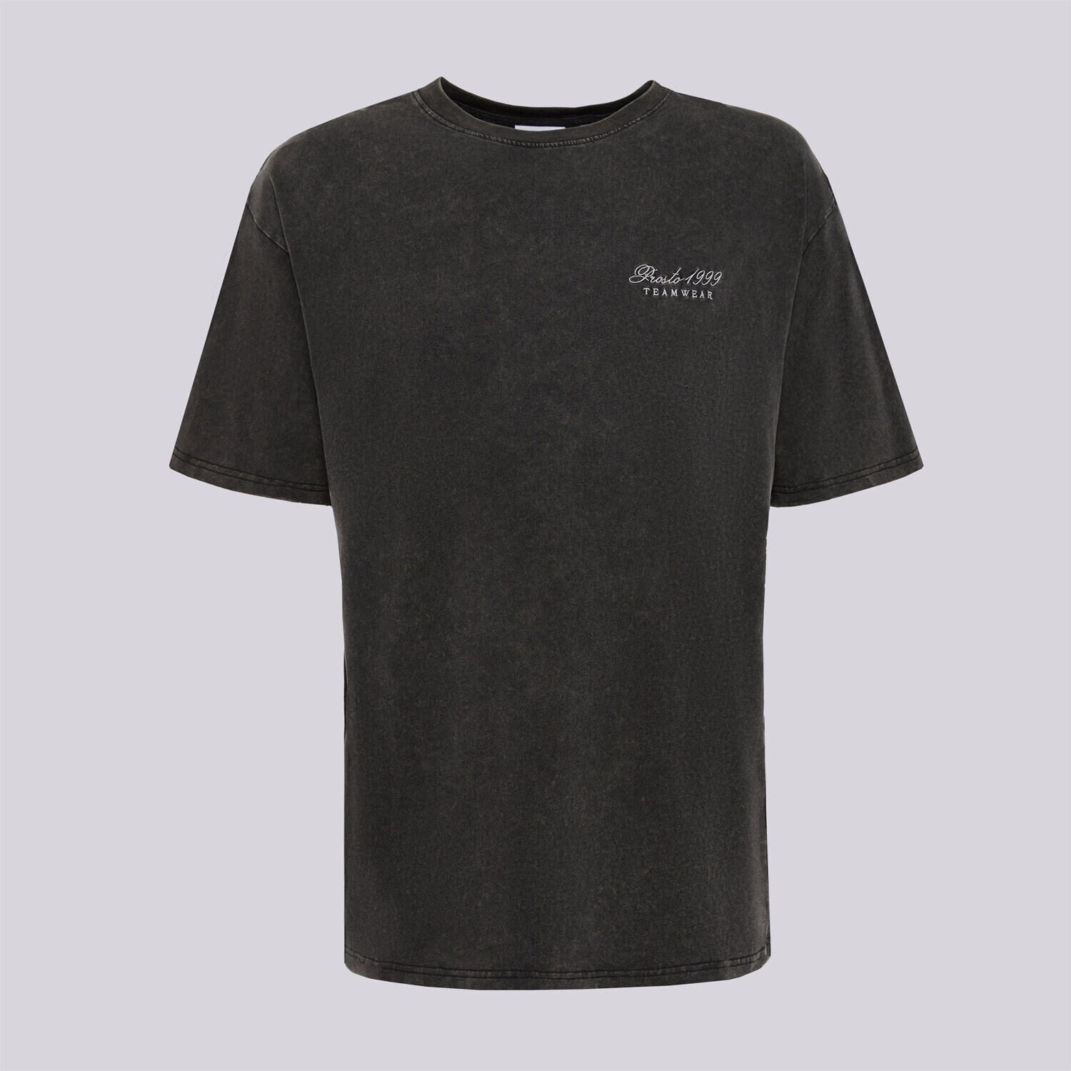Koszulka, t-shirt sportowy męski PROSTO T-SHIRT ATHLETIC WASHED BLACK KL252MTEE1121 SZARY