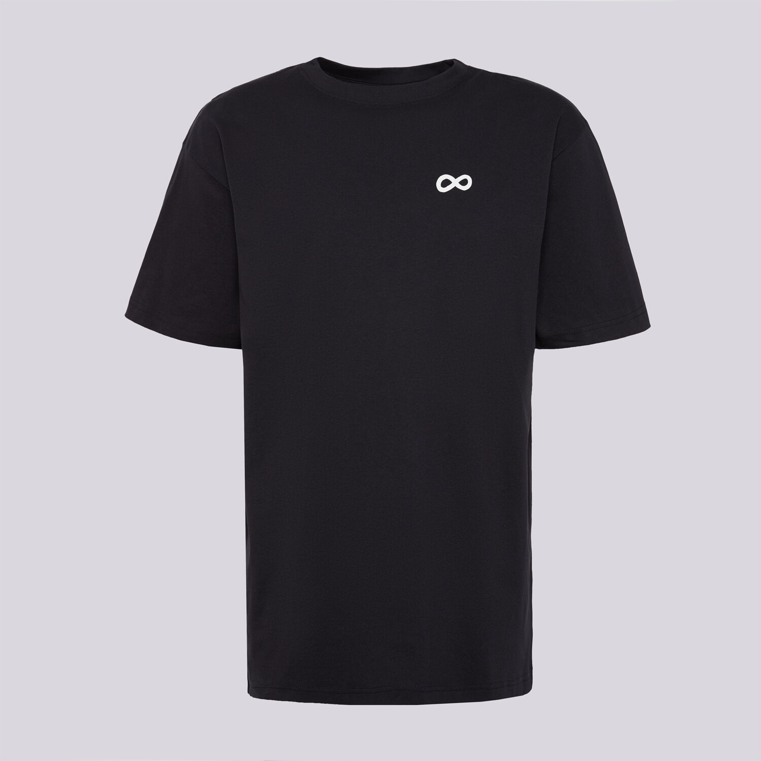 Koszulka, t-shirt sportowy męski PROSTO T-SHIRT INFINITY D BLACK KL252MTEE1172 CZARNY