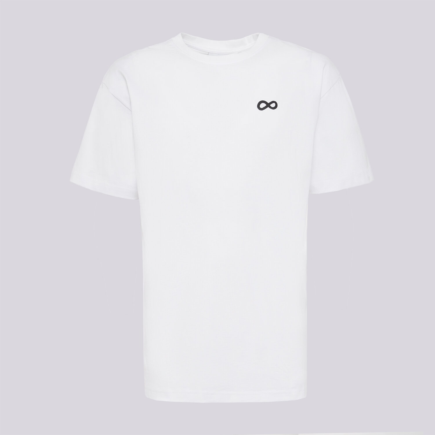 Koszulka, t-shirt sportowy męski PROSTO T-SHIRT INFINITY D WHITE KL252MTEE1171 BIAŁY