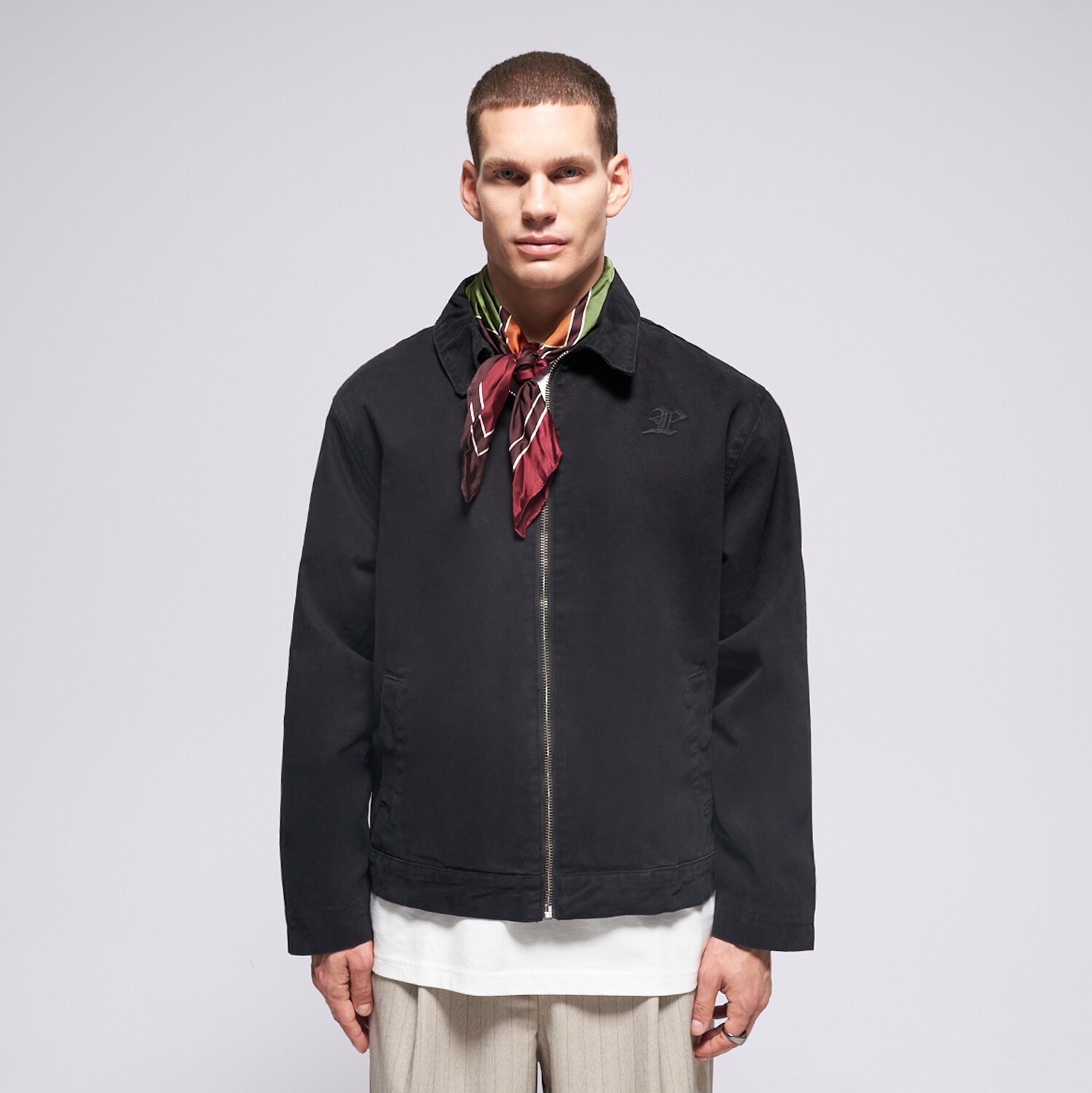 Kurtka zimowa męska PROSTO KURTKA JACKET 24-HR BLACK KL252MOUT1021 CZARNY