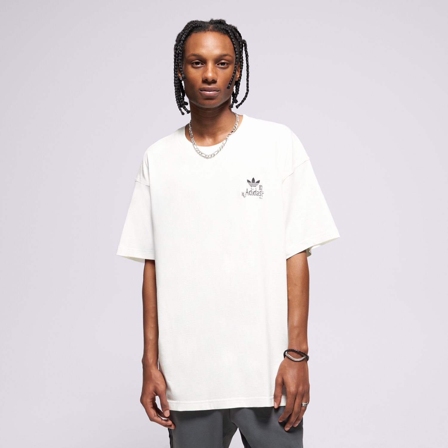 Koszulka, t-shirt sportowy męski ADIDAS T-SHIRT SUPPER CLUB TEE HY2063 BIAŁY
