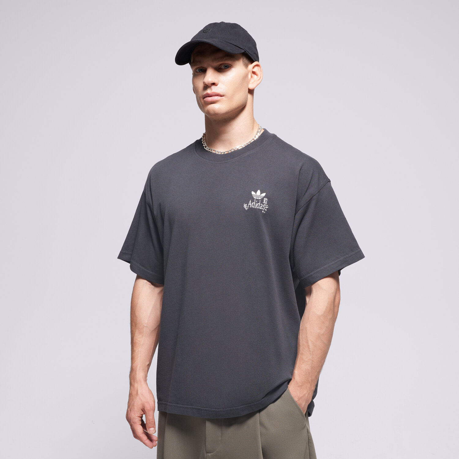 Koszulka, t-shirt sportowy męski ADIDAS T-SHIRT SUPPER CLUB TEE HY2062 SZARY