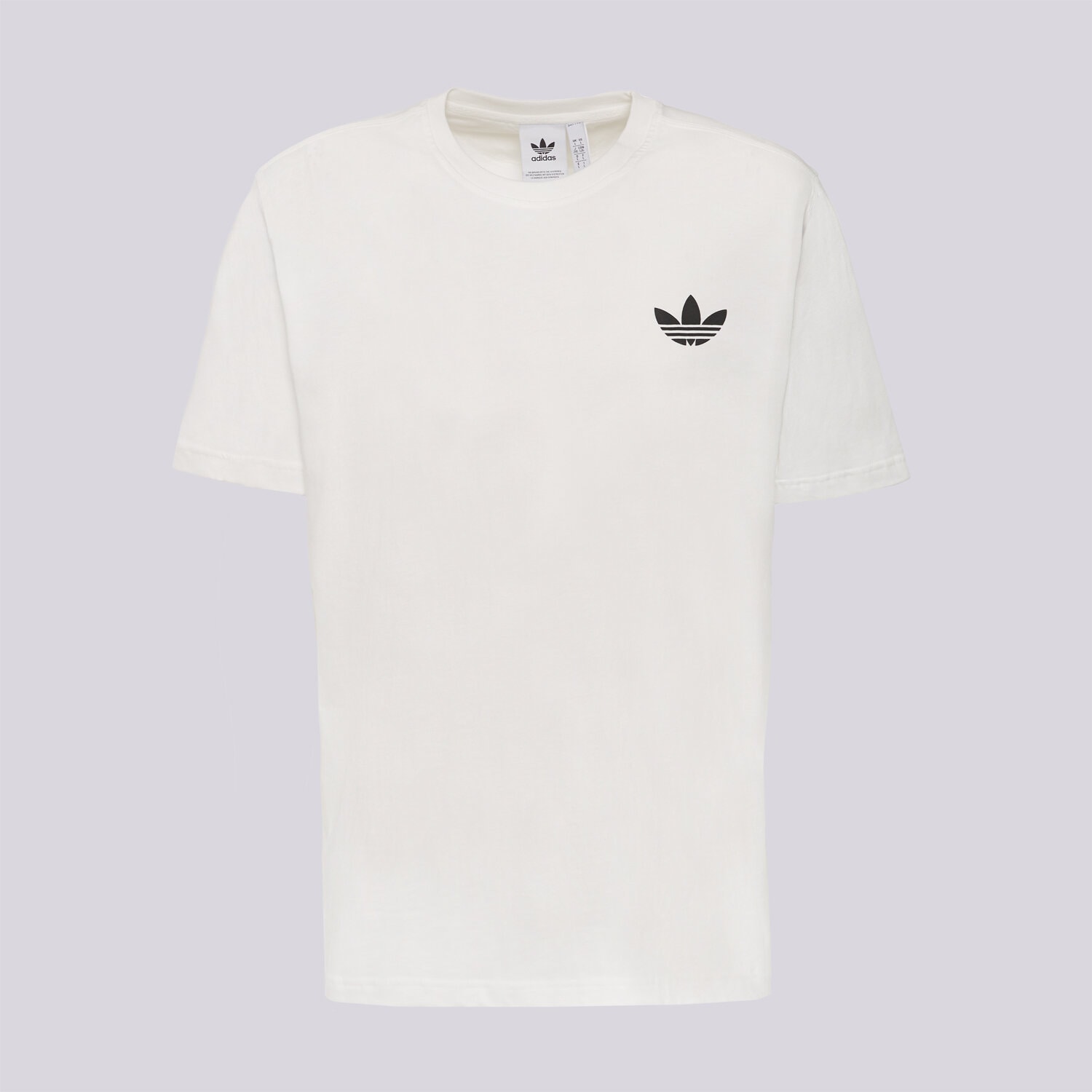 Koszulka, t-shirt sportowy męski ADIDAS T-SHIRT PIZZA BOX TEE HY2073 BIAŁY