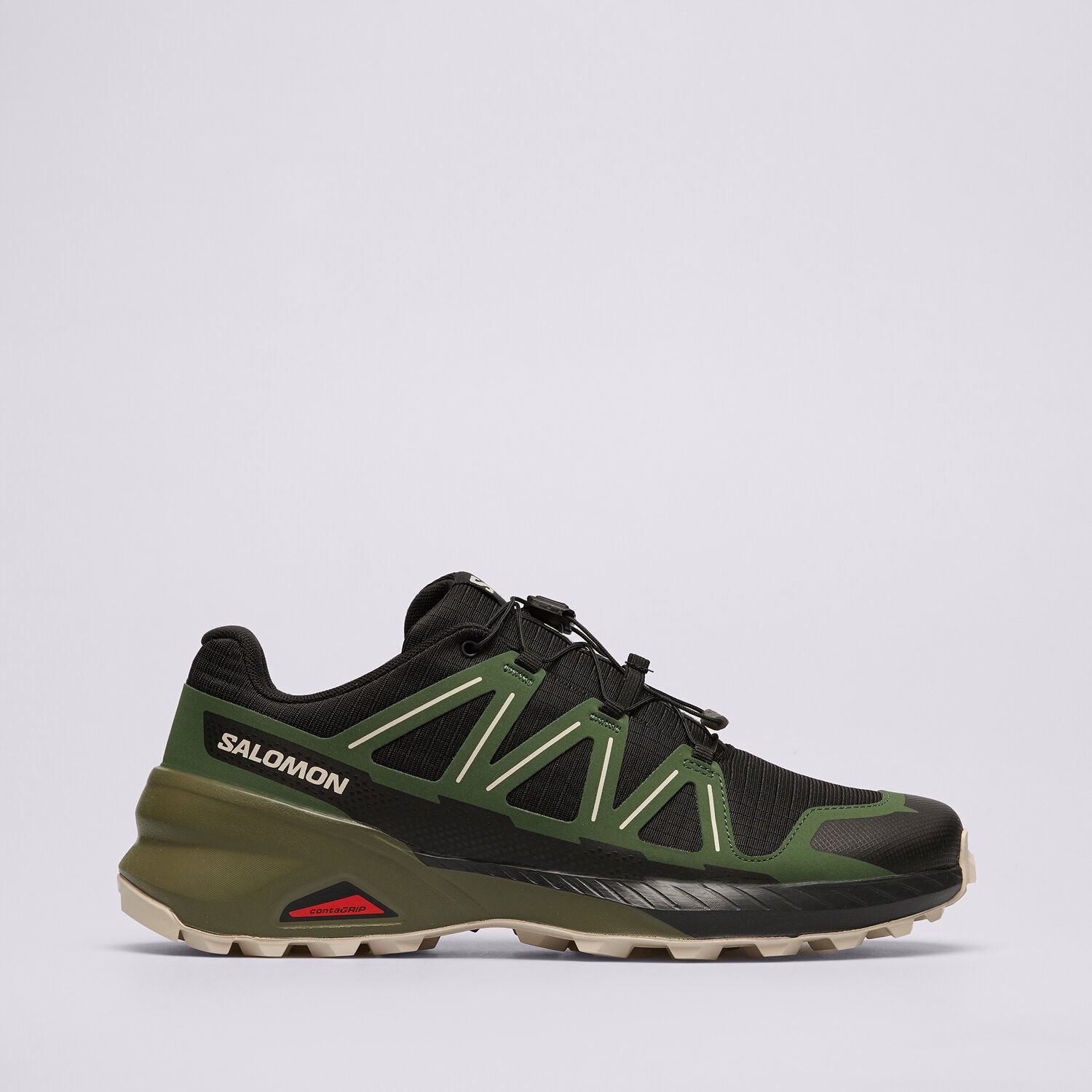 Buty sneakersy męskie SALOMON SPEEDCROSS PEAK L47974700 ZIELONY