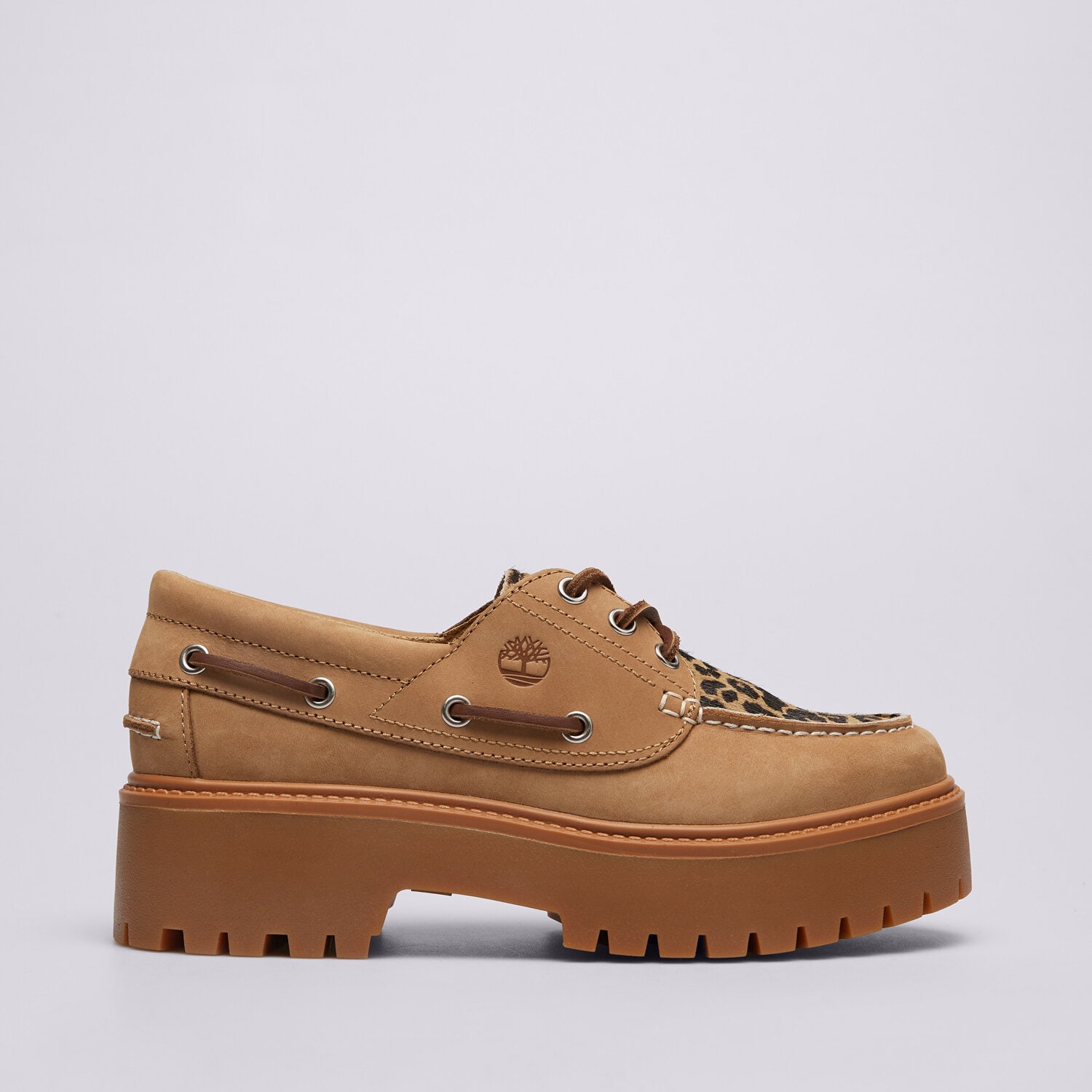 Buty casual damskie TIMBERLAND STONE STREET BOAT SHOE TB0A2GVFEN31 BEŻOWY