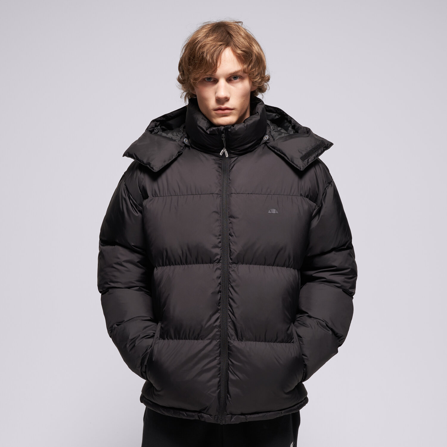 Kurtka zimowa męska ELLESSE KURTKA PUCHOWA DOMINICIS PADDED BLK JACKET SHB23617015 CZARNY