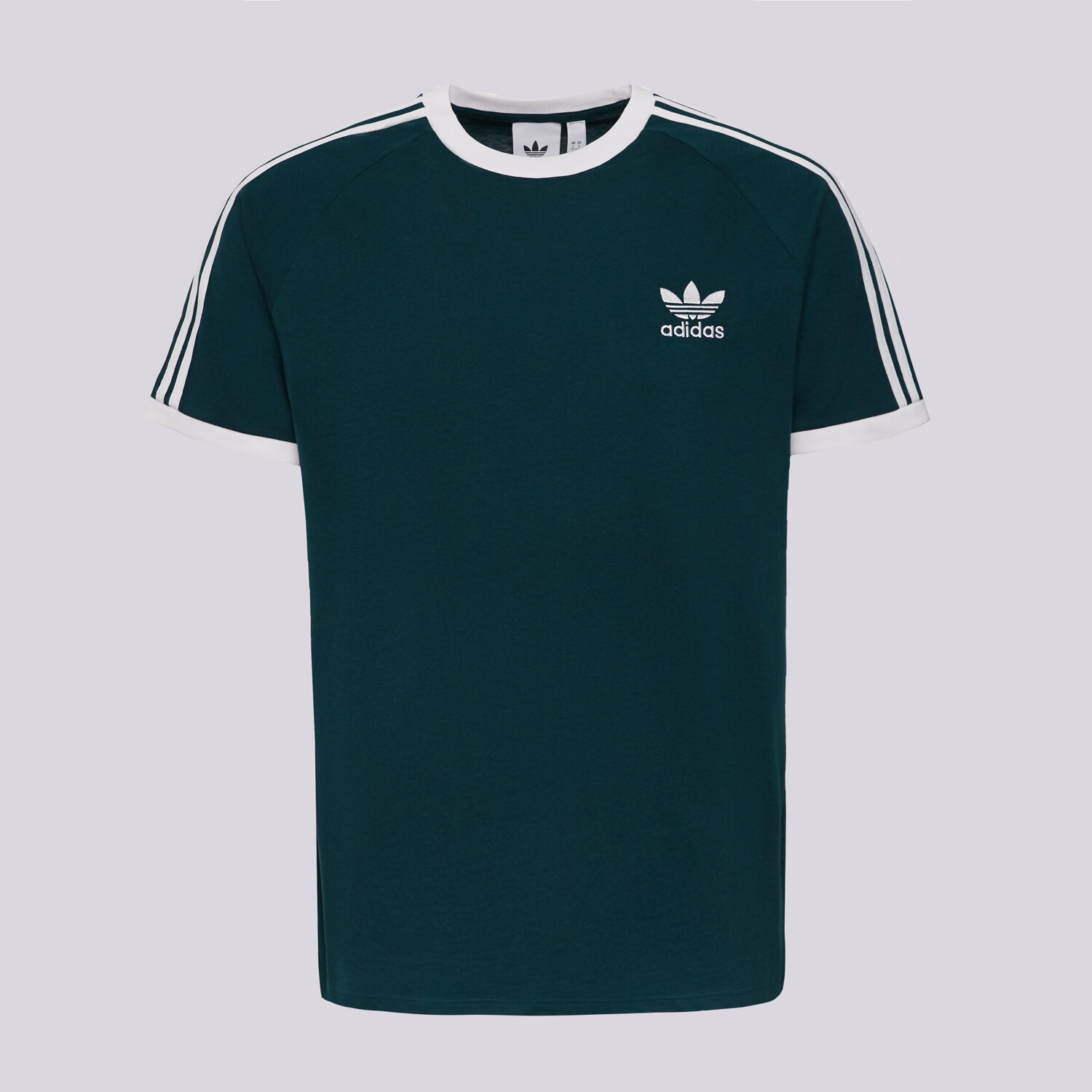 Koszulka, t-shirt sportowy męski ADIDAS T-SHIRT 3-STRIPES TEE JY1374 ZIELONY