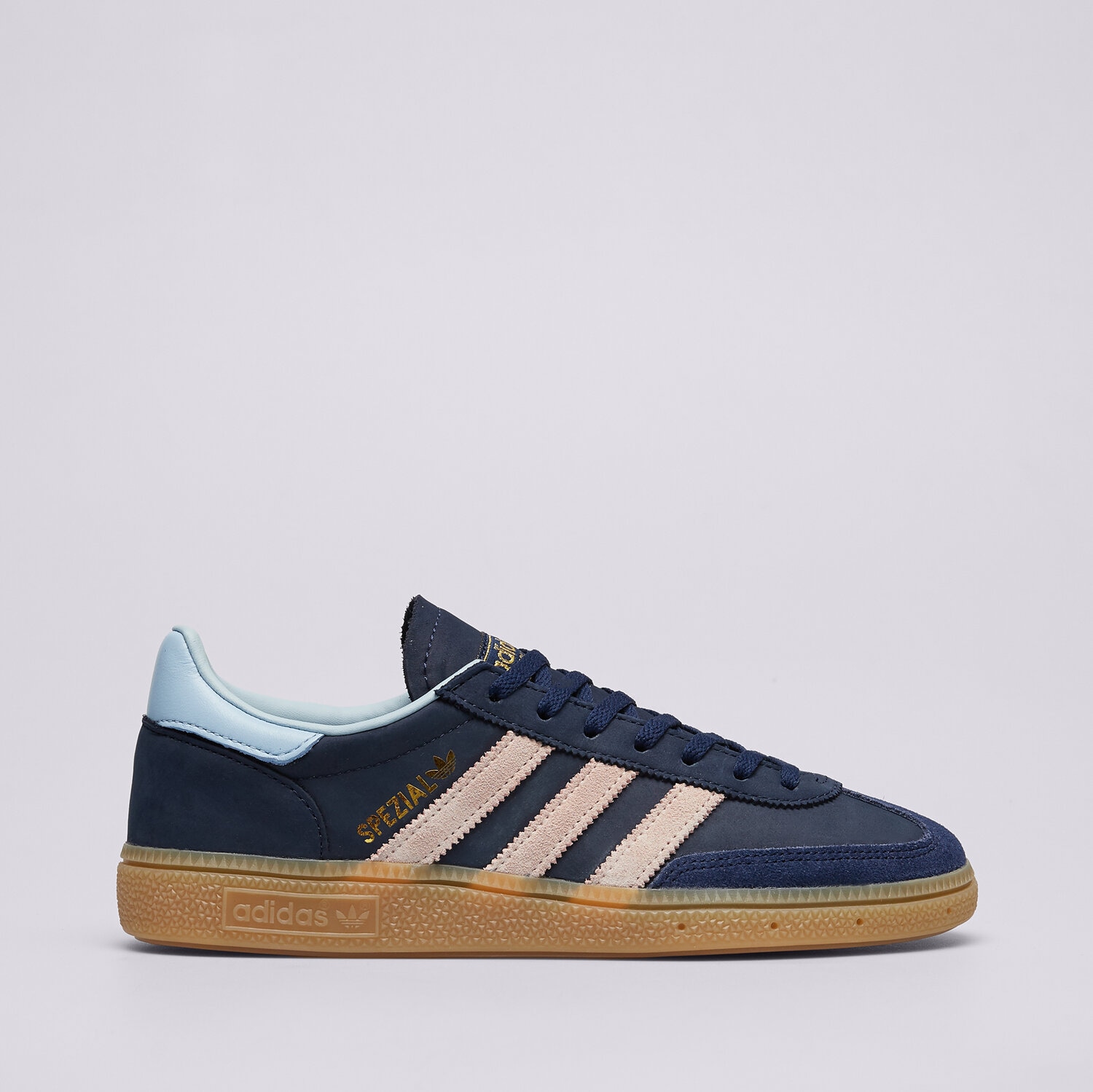 Buty sneakersy damskie ADIDAS HANDBALL SPEZIAL W JR0851 GRANATOWY