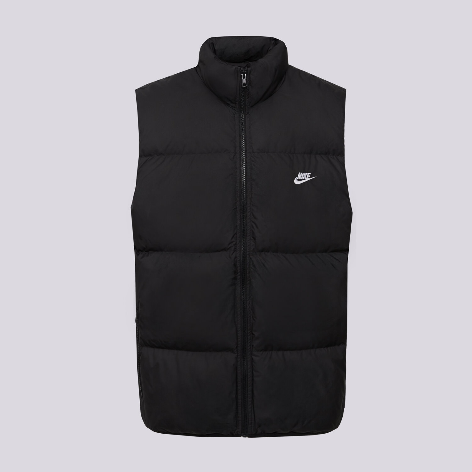 Bezrękawniki męskie sportowe NIKE BEZRĘKAWNIK M SF CLUB PUFFER VEST 550 IB2977-010 CZARNY
