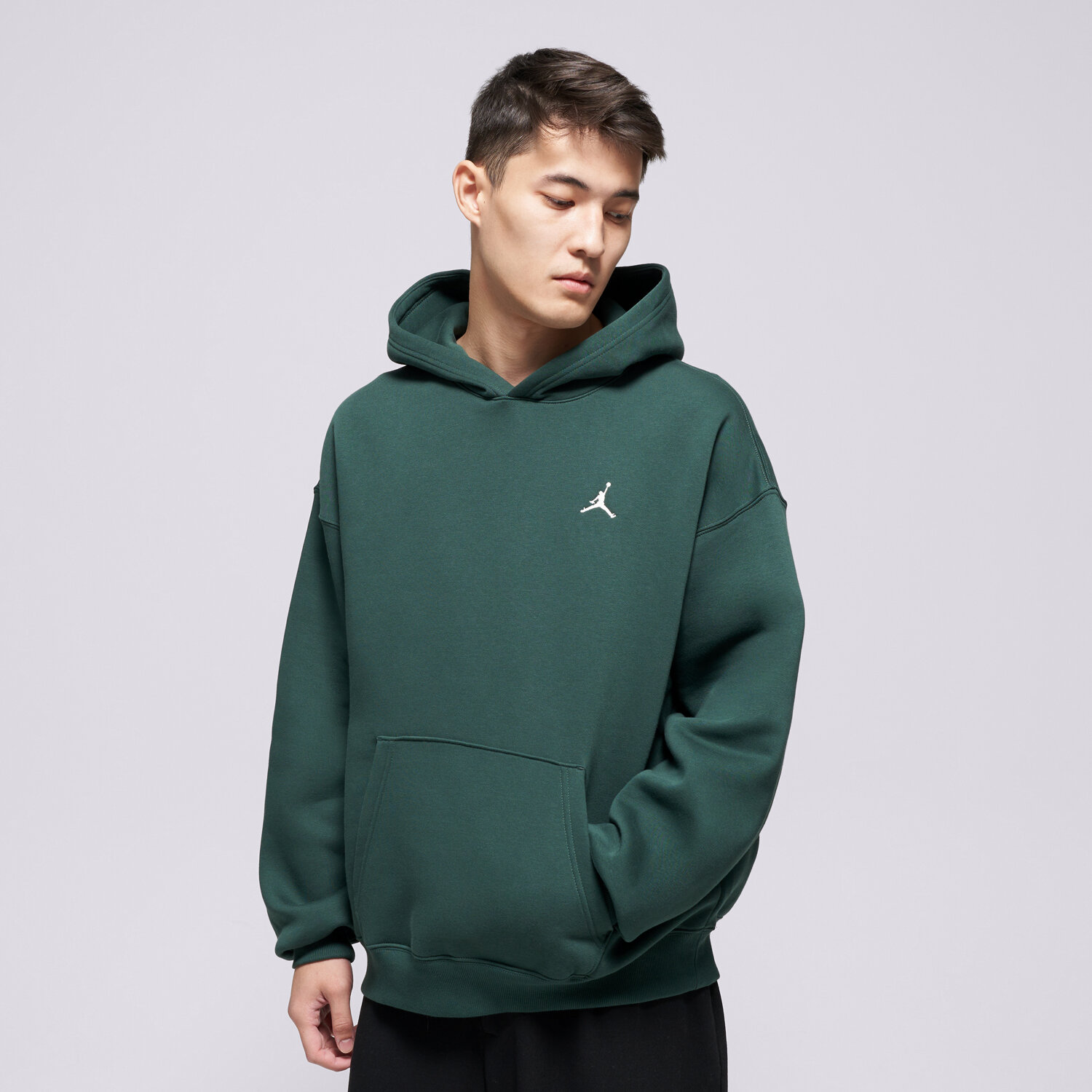 Bluza męska JORDAN BLUZA Z KAPTUREM M J BRK OVS PO HD IB7235-316 ZIELONY