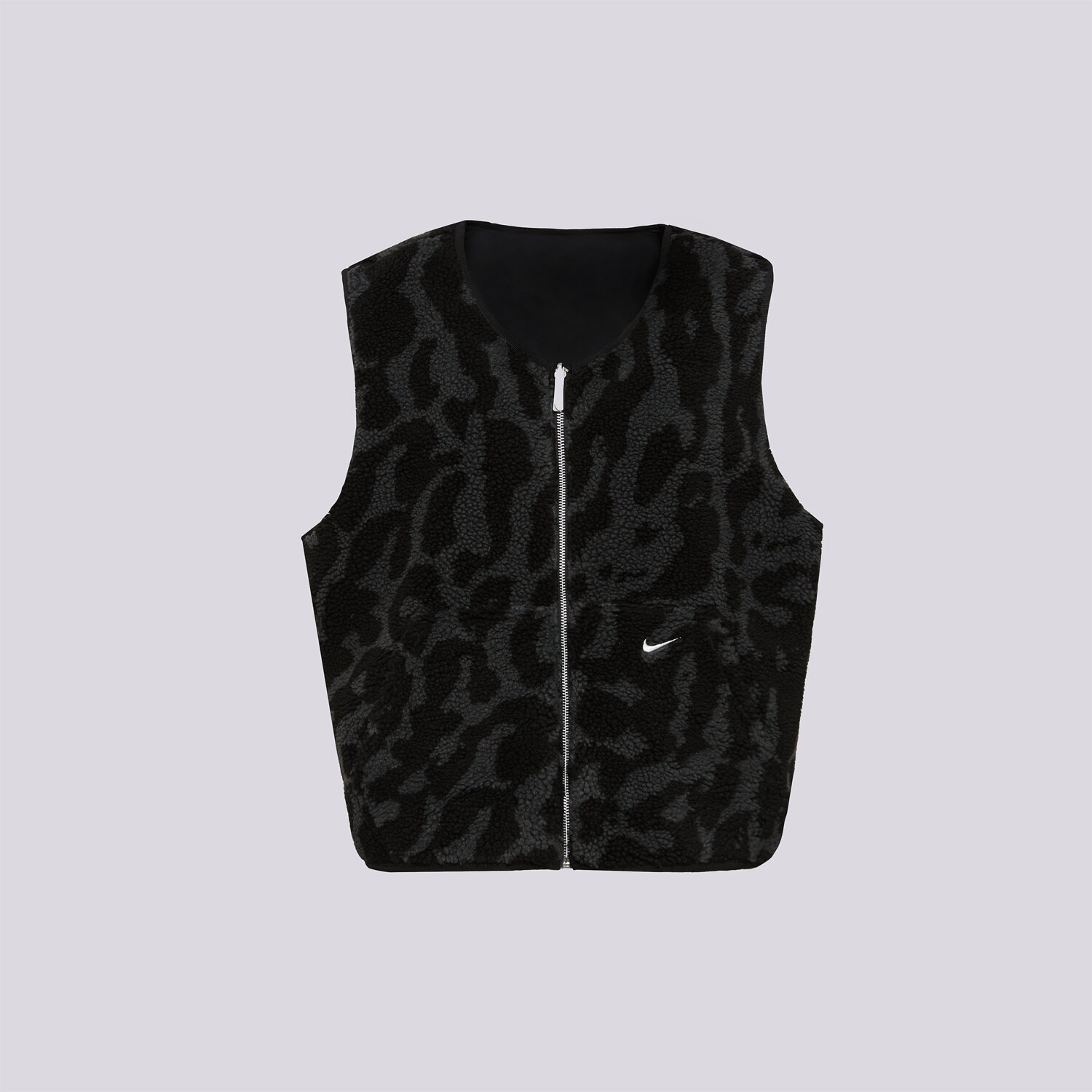 Bezrękawniki damskie sportowe NIKE BEZRĘKAWNIK W NSW STREET SHERPA VEST HV2073-010 CZARNY