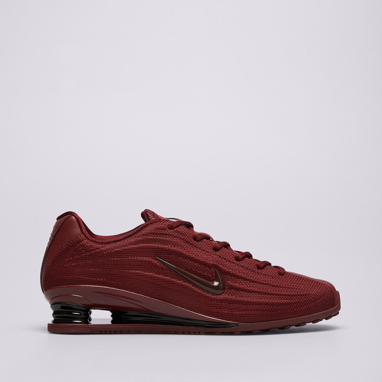 Buty sneakersy damskie NIKE W SHOX Z HQ7540-600 BORDOWY