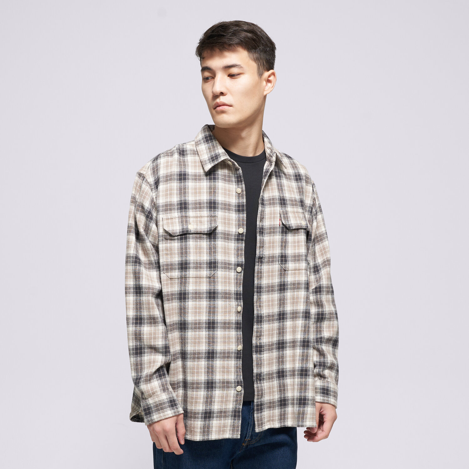 Koszule męskie sportowe LEVI'S KOSZULA JACKSON WORKER NEUTRALS 19573-0289 MULTICOLOR